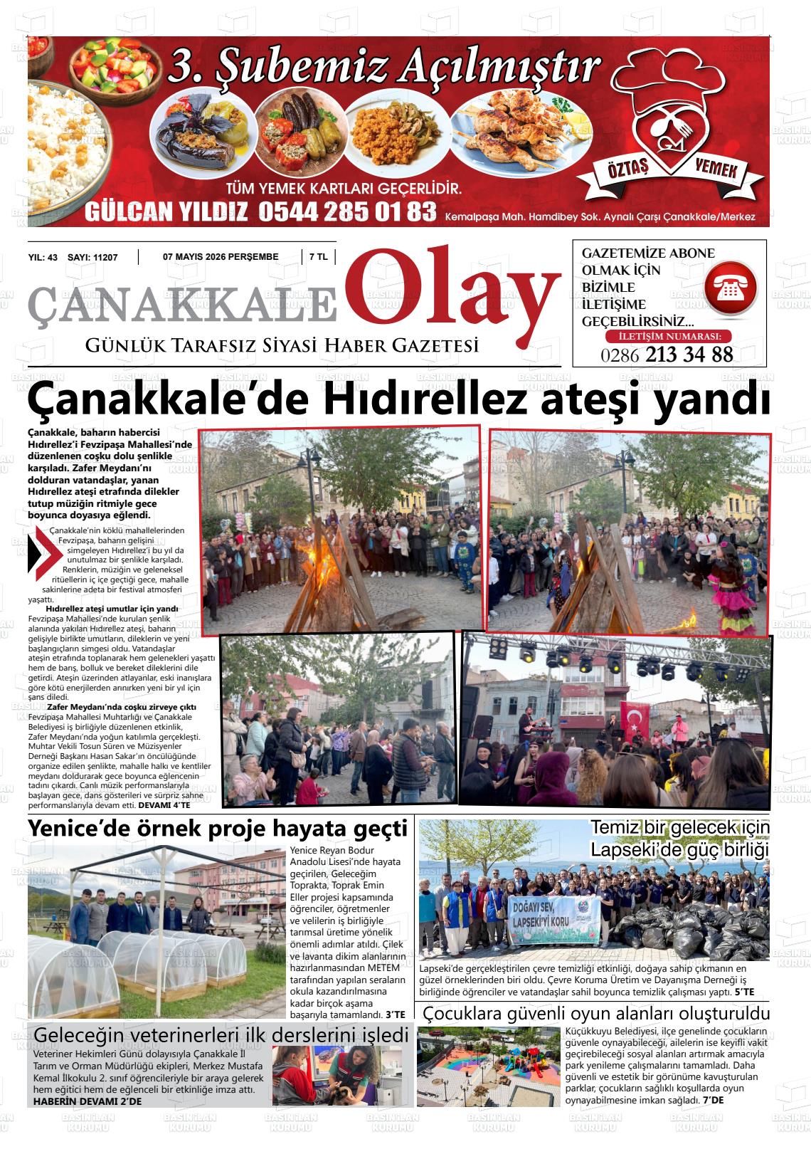 Canakkale Olay 07.05.2026
