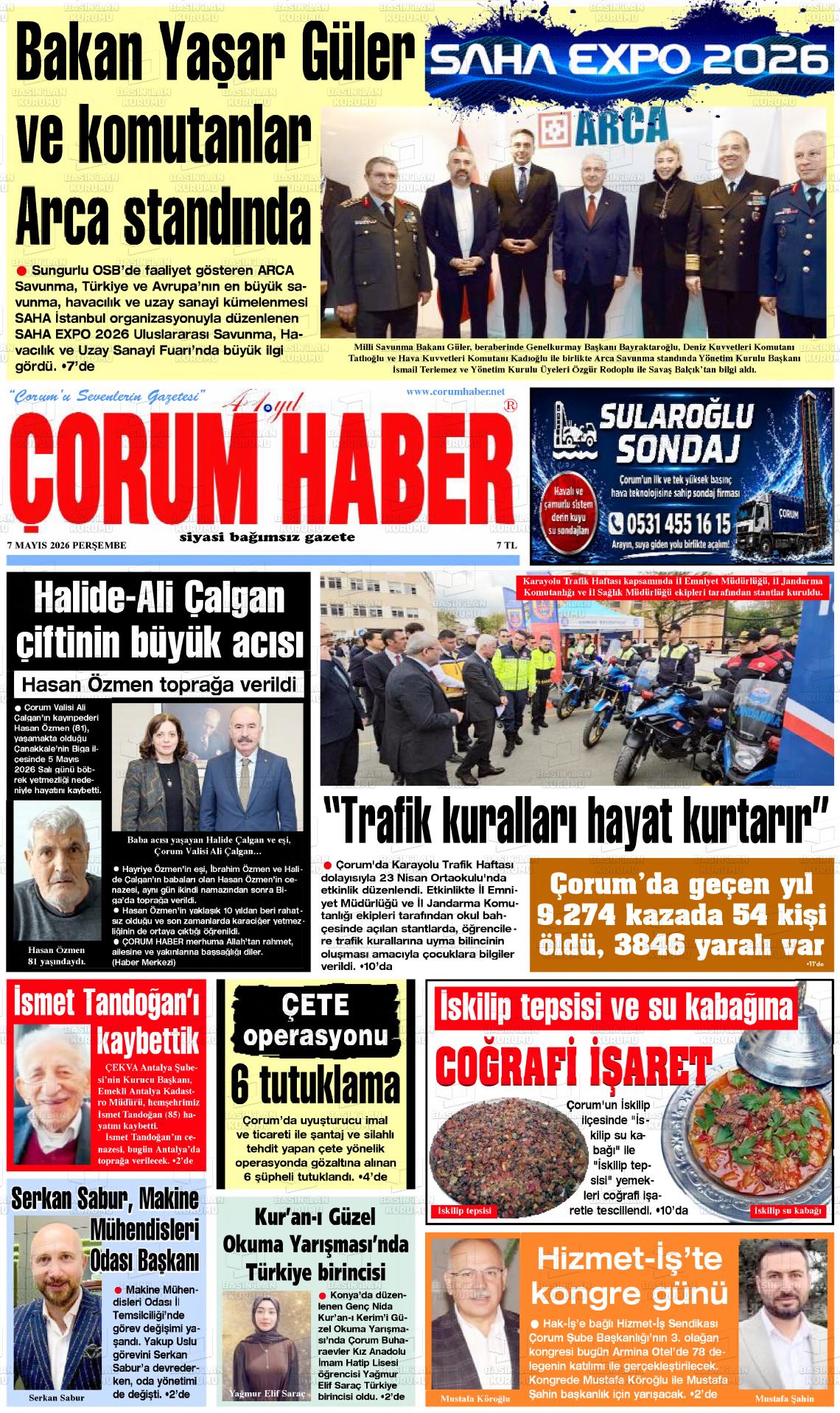 Corum Haber 07.05.2026