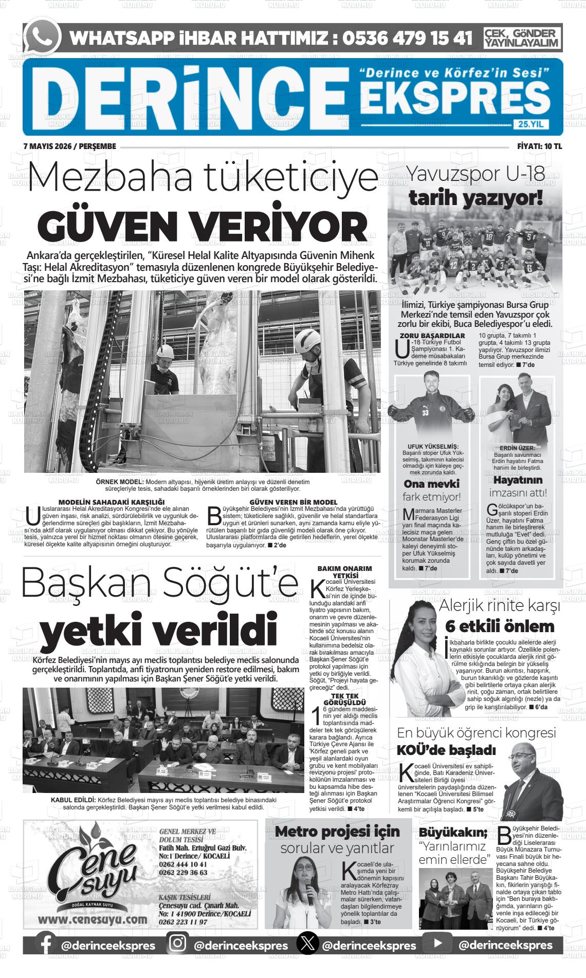 Kocaeli Derinceekspres 07.05.2026