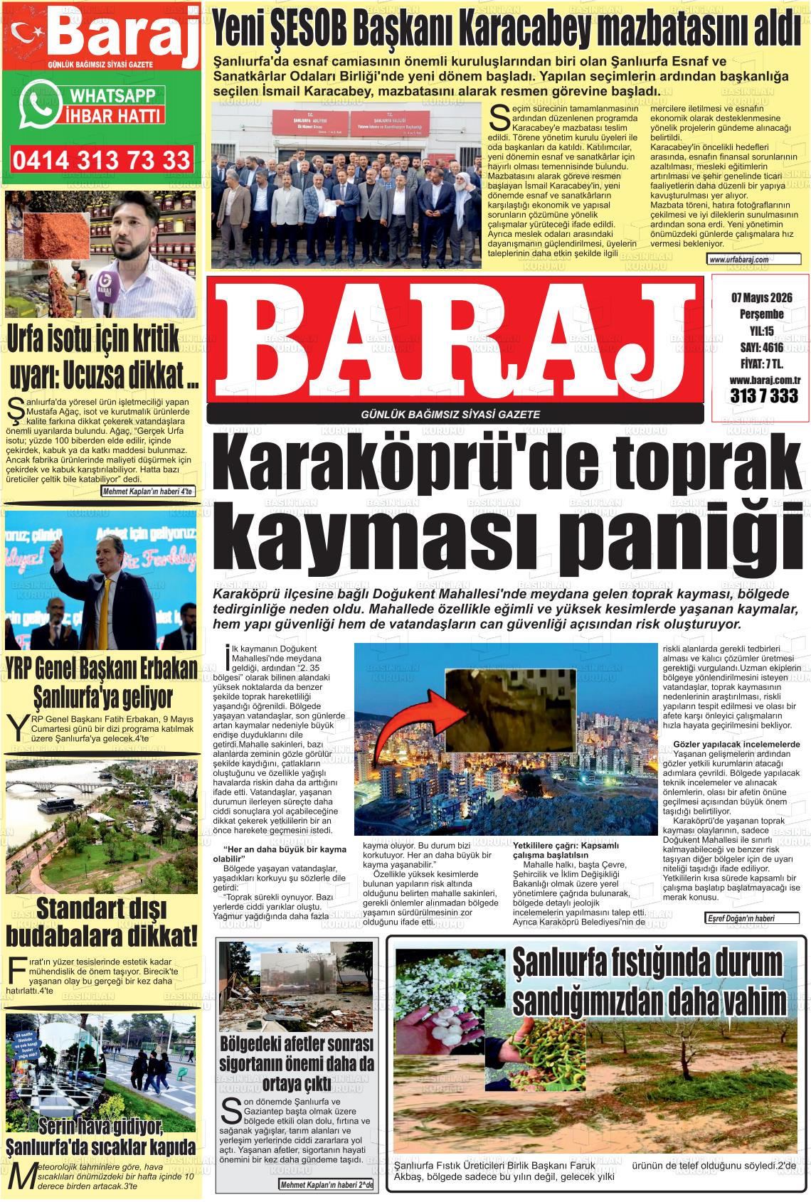 Sanliurfa Dundenbugunesafak 07.05.2026