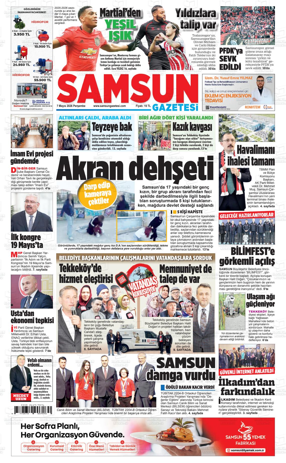 Samsun Ekip 07.05.2026