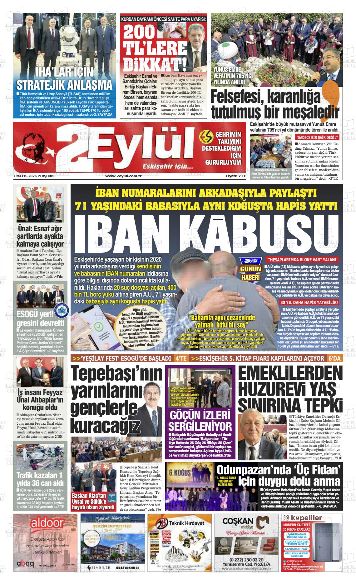 Eskisehir 2 Eylul 07.05.2026