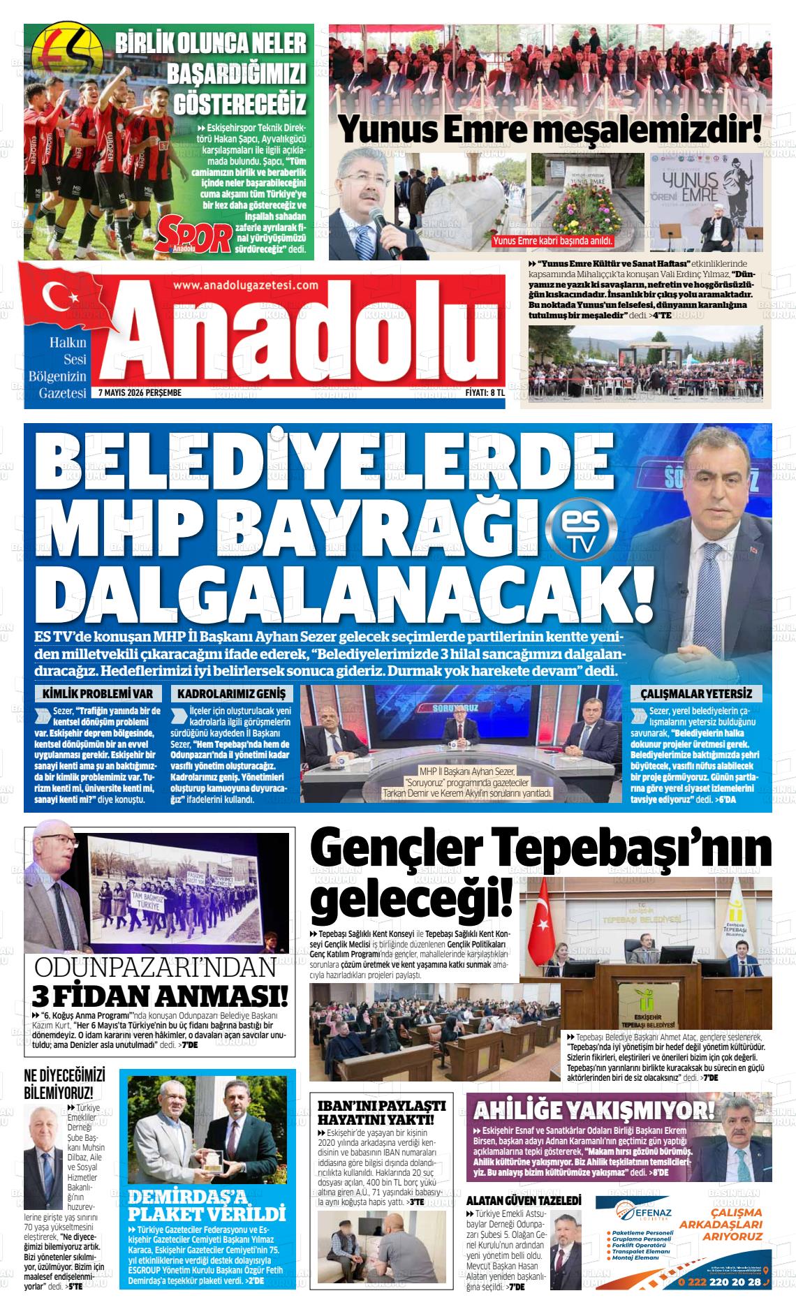 Eskisehir Anadolu 07.05.2026