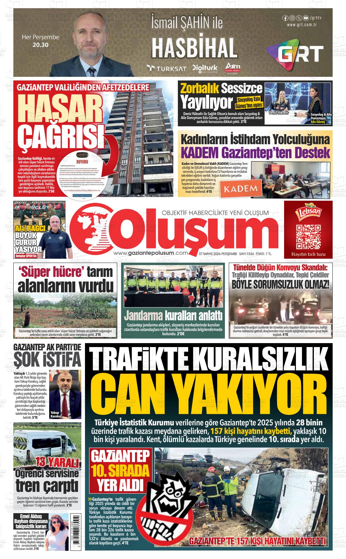 Gaziantep Olusum 07.05.2026