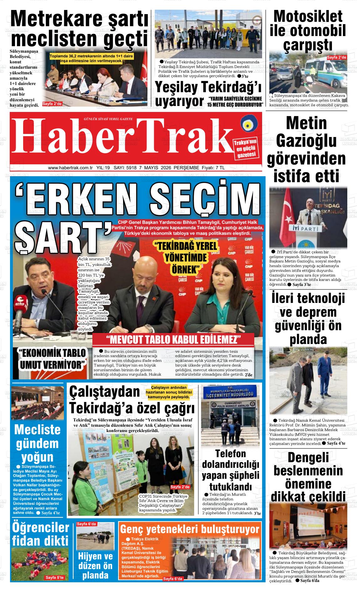 Tekirdag Habertrak 07.05.2026