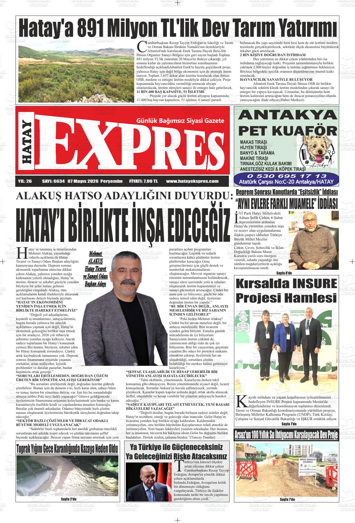 Hatay Expres 07.05.2026