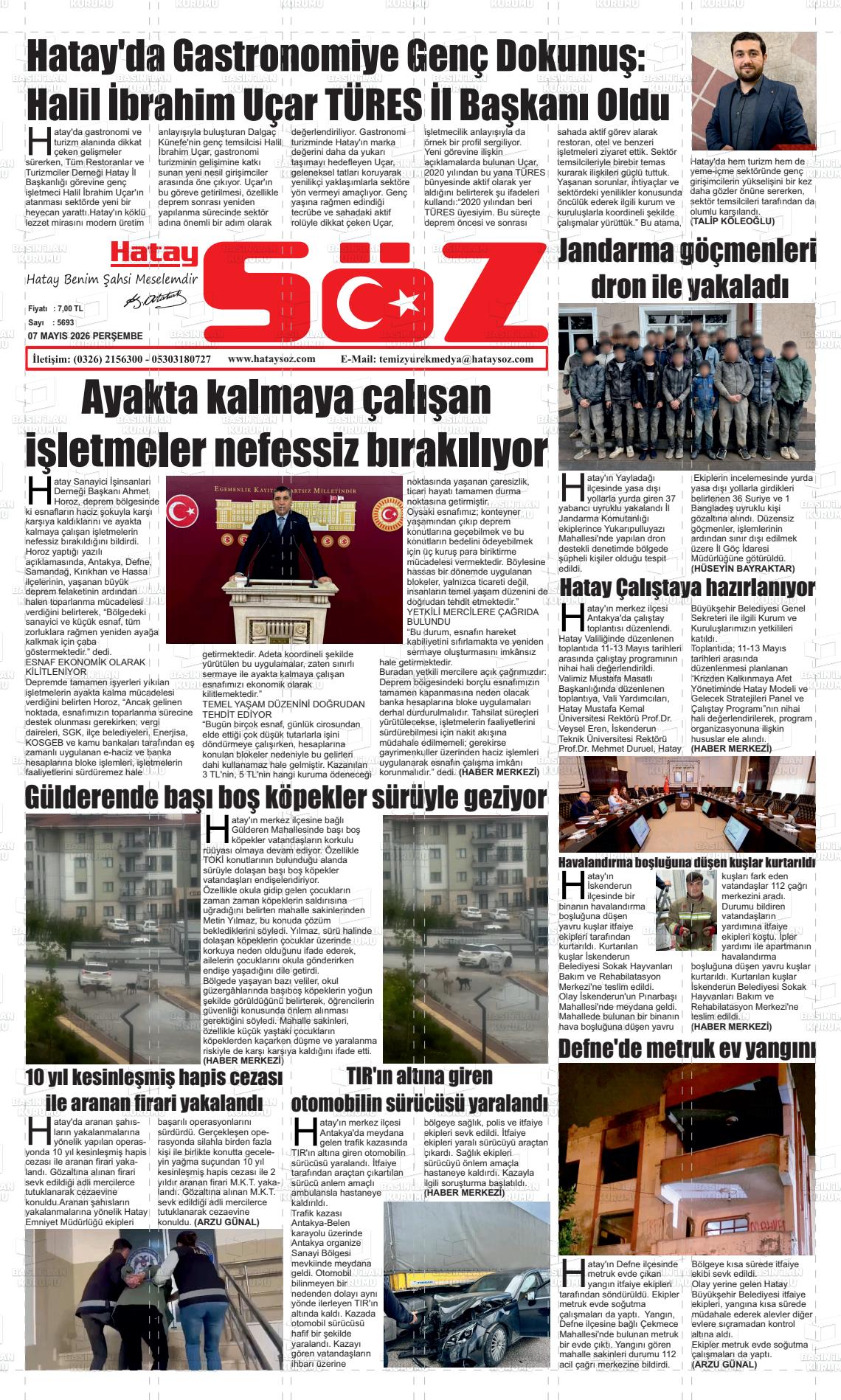 Hatay Soz 07.05.2026