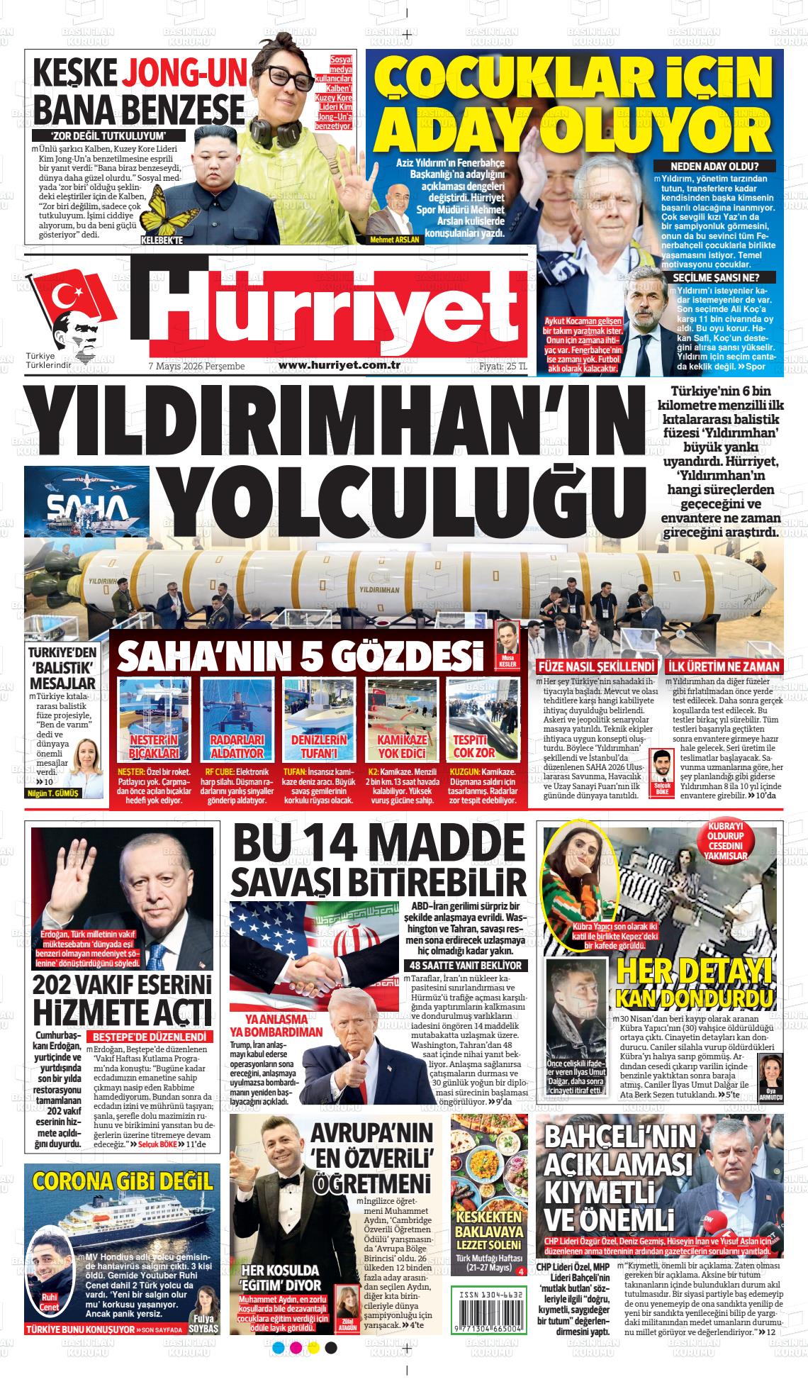 Hürriyet Gazetesi 07.05.2026
