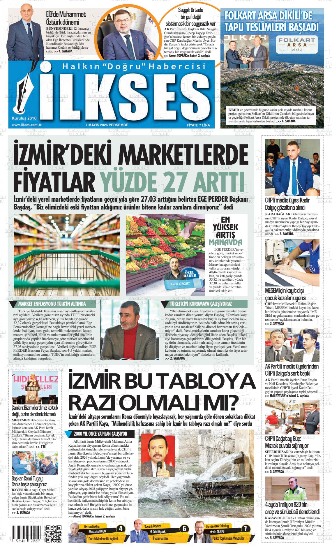 Izmir Ilkses 07.05.2026