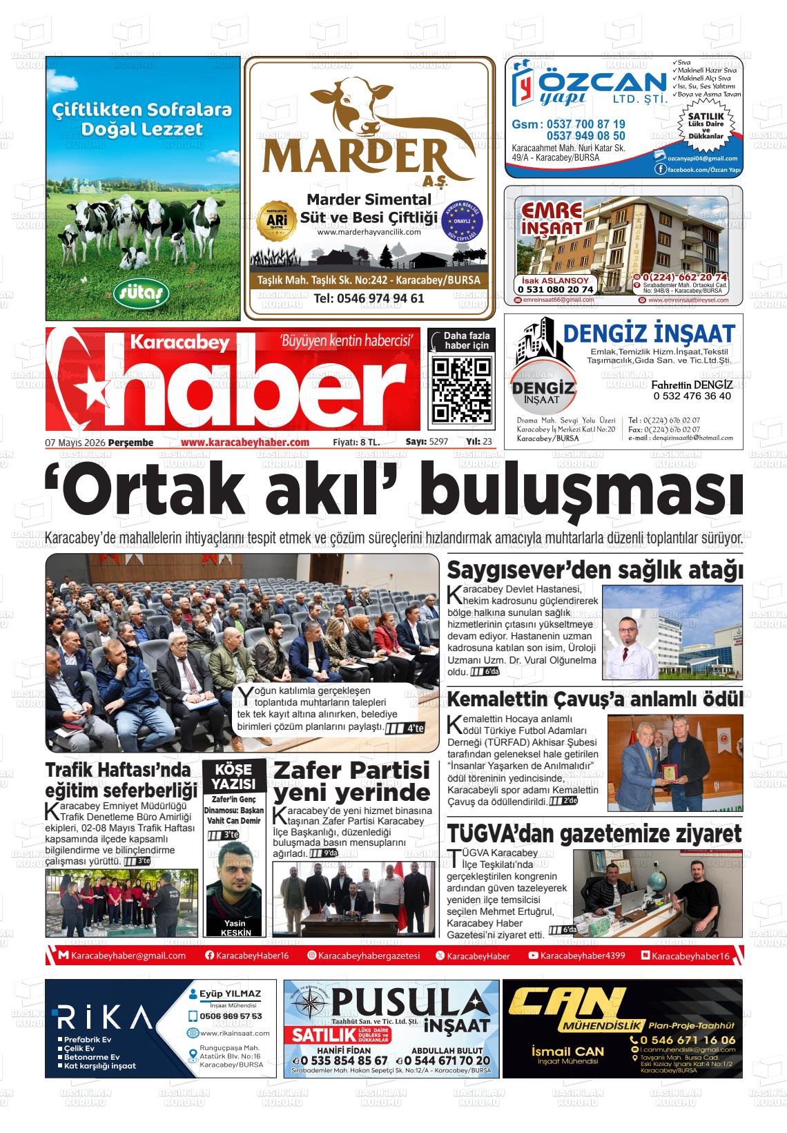 Bursa Karacabeyhaber 07.05.2026