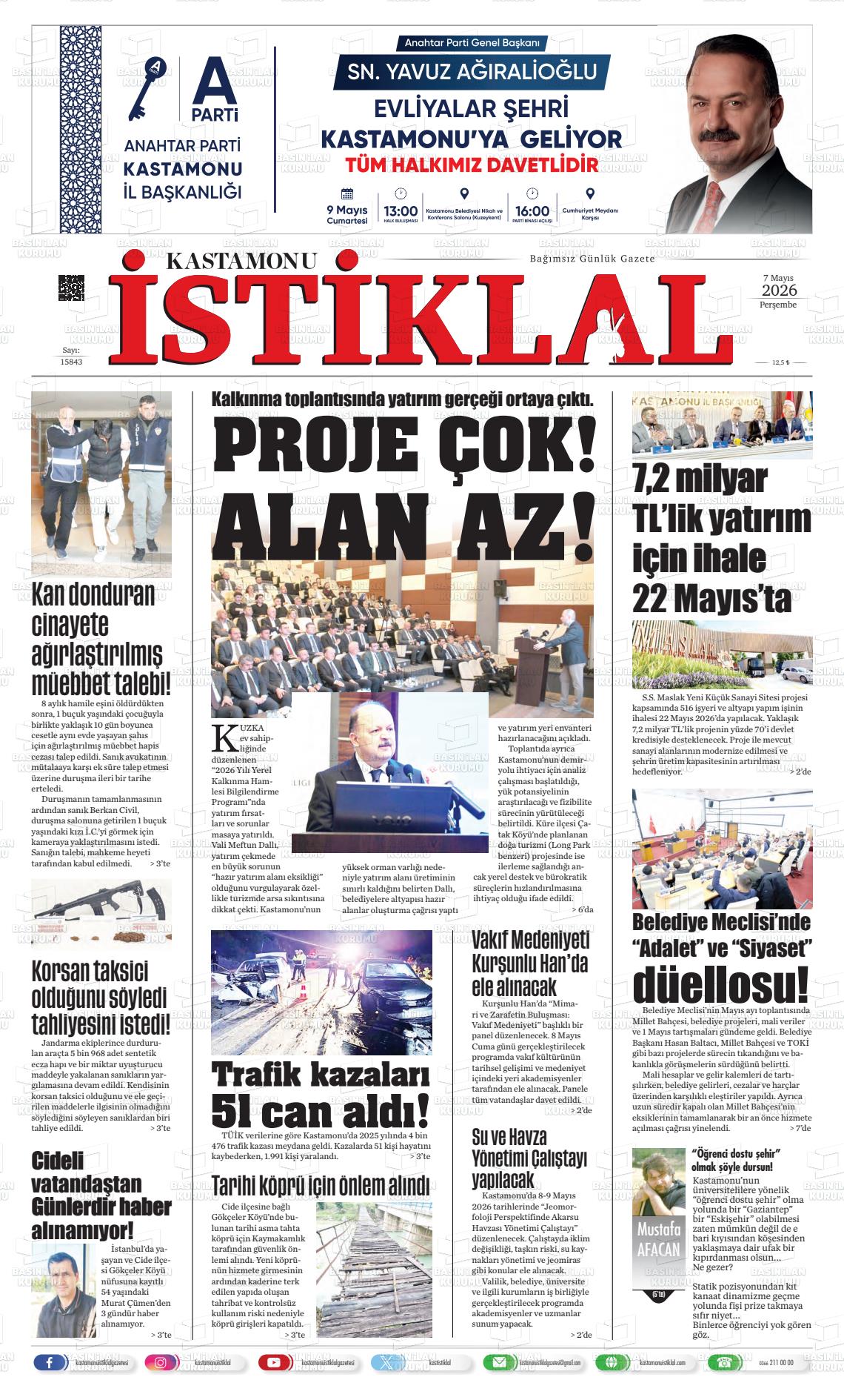 Kastamonu 07.05.2026