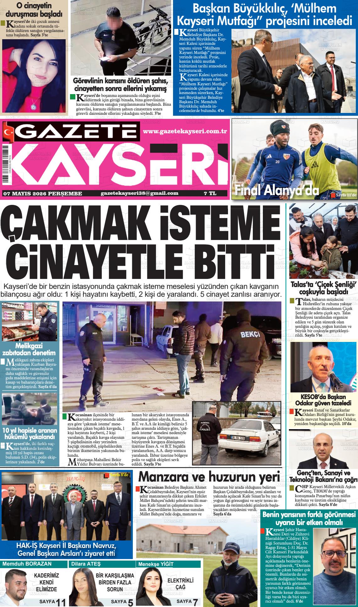 Kayseri Haber 38 07.05.2026