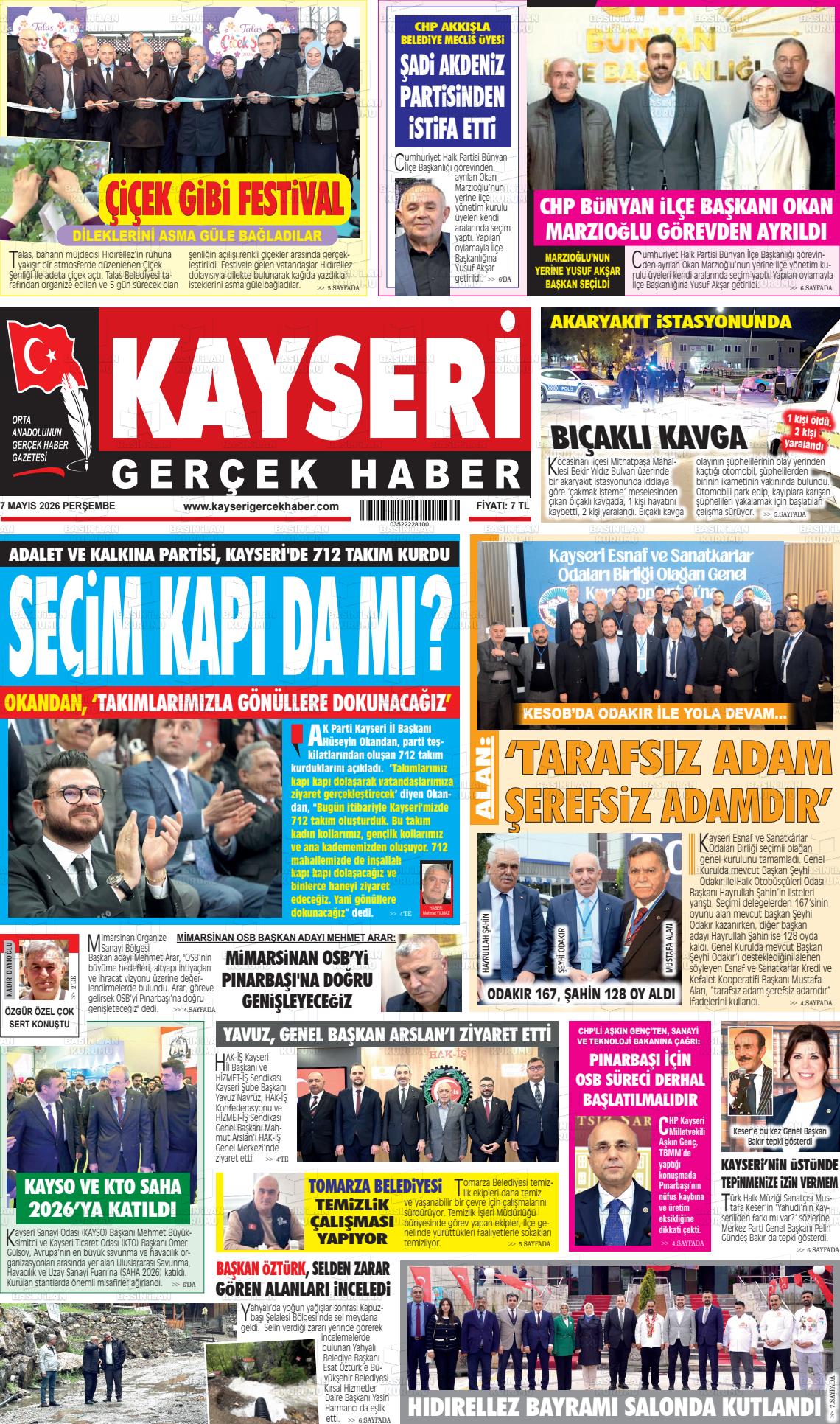 Kayseri Starhaber 07.05.2026