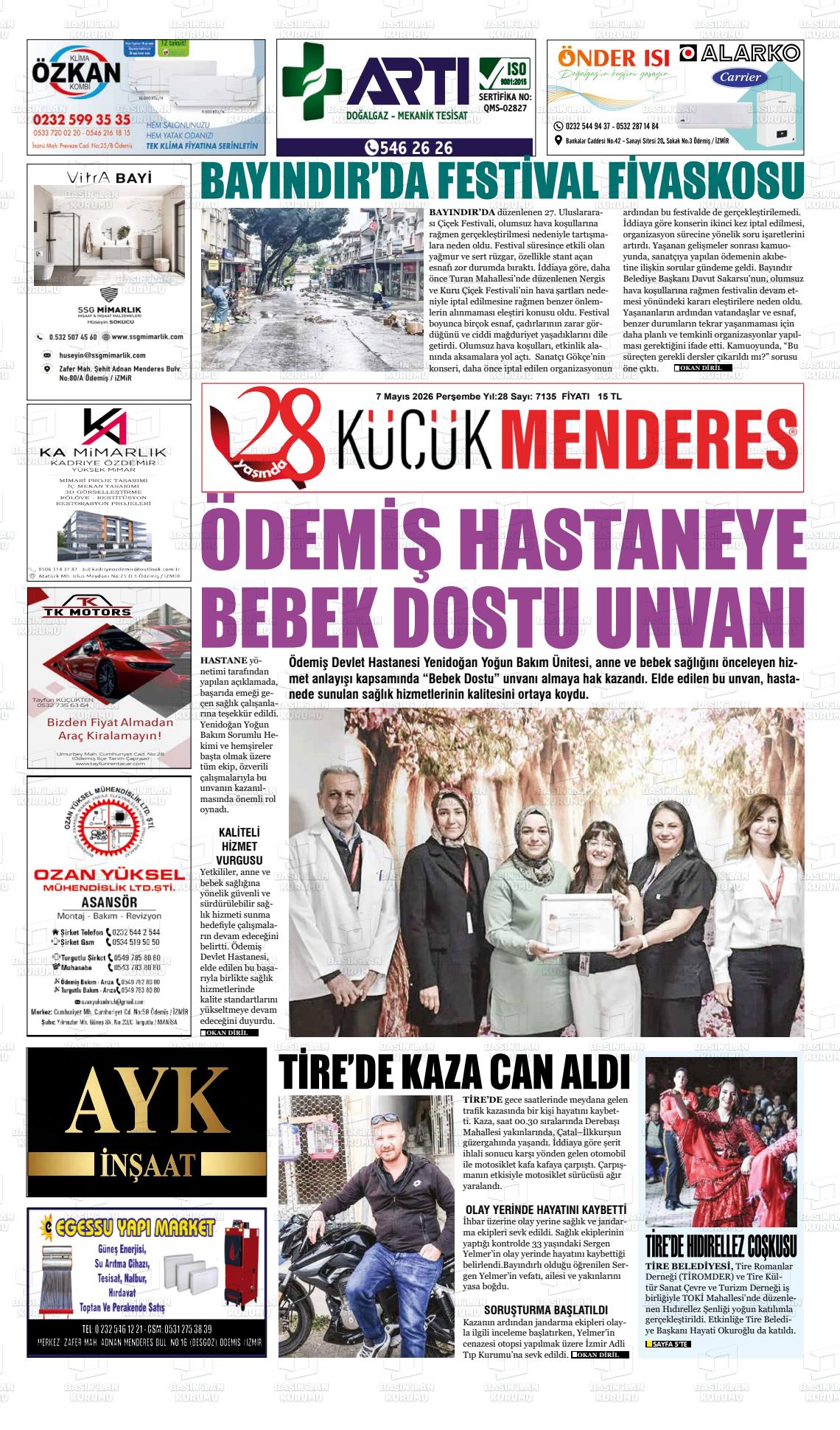 Izmir Kucukmenderes 07.05.2026