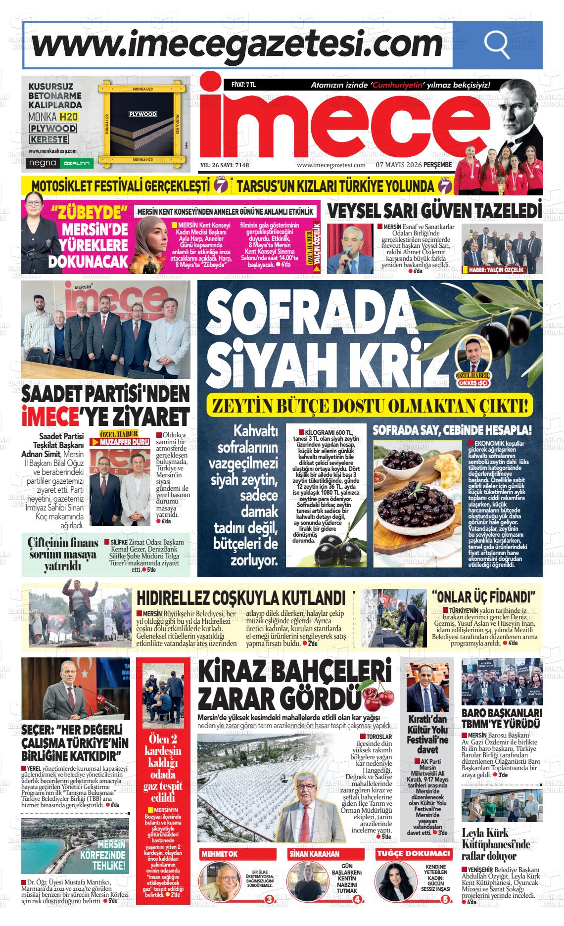 Mersin Imece 07.05.2026