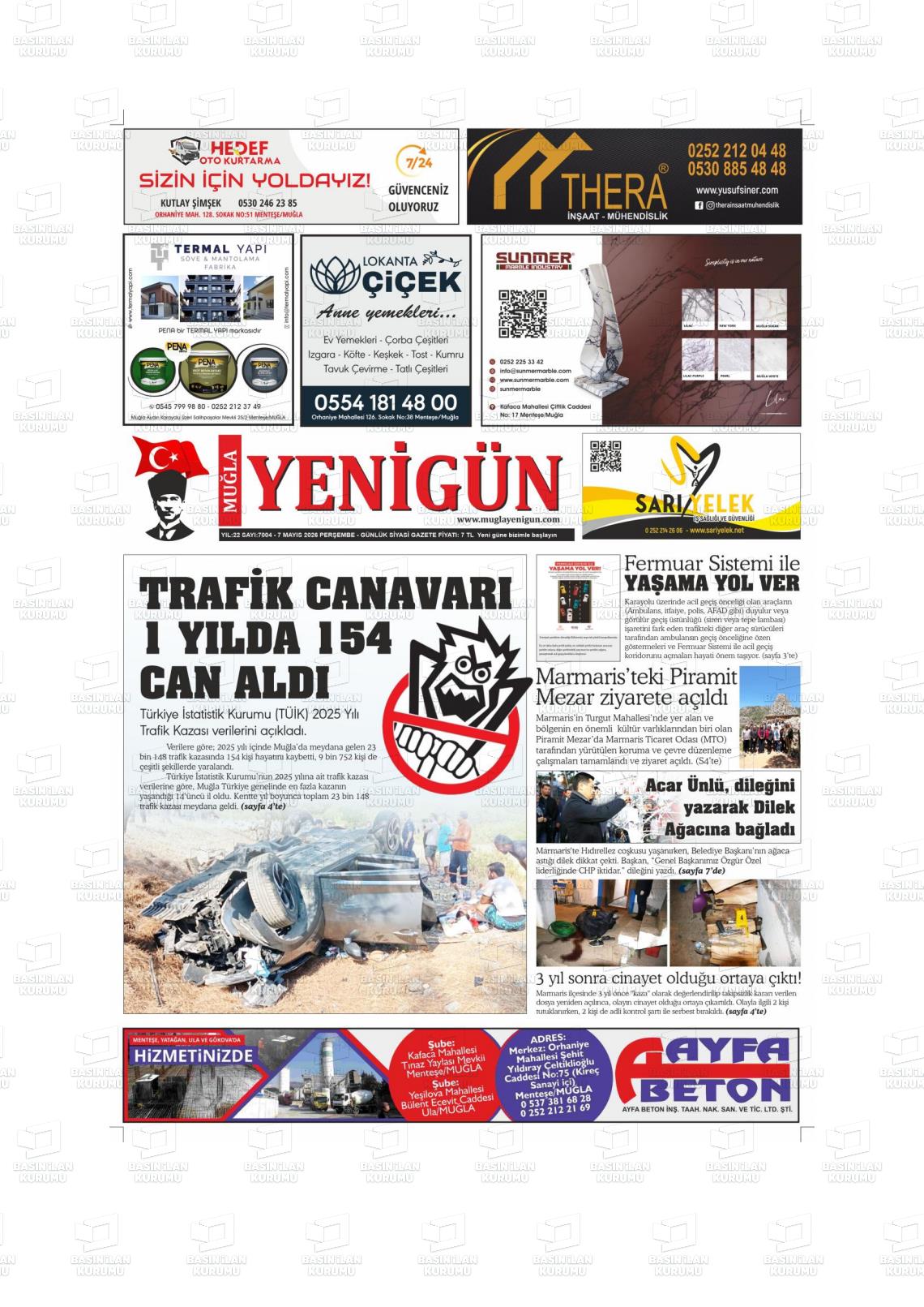 Mugla Yenigun 07.05.2026