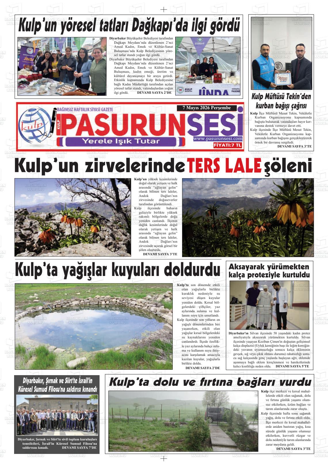 Diyarbakir Pasurunsesi 07.05.2026