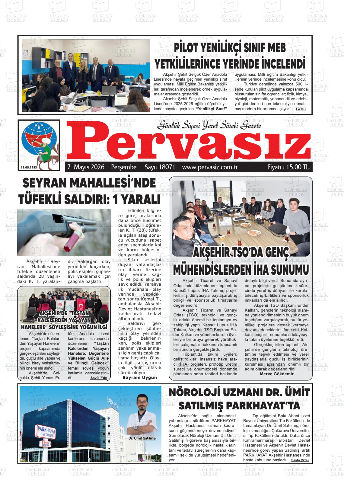 Konya Pervasiz 07.05.2026