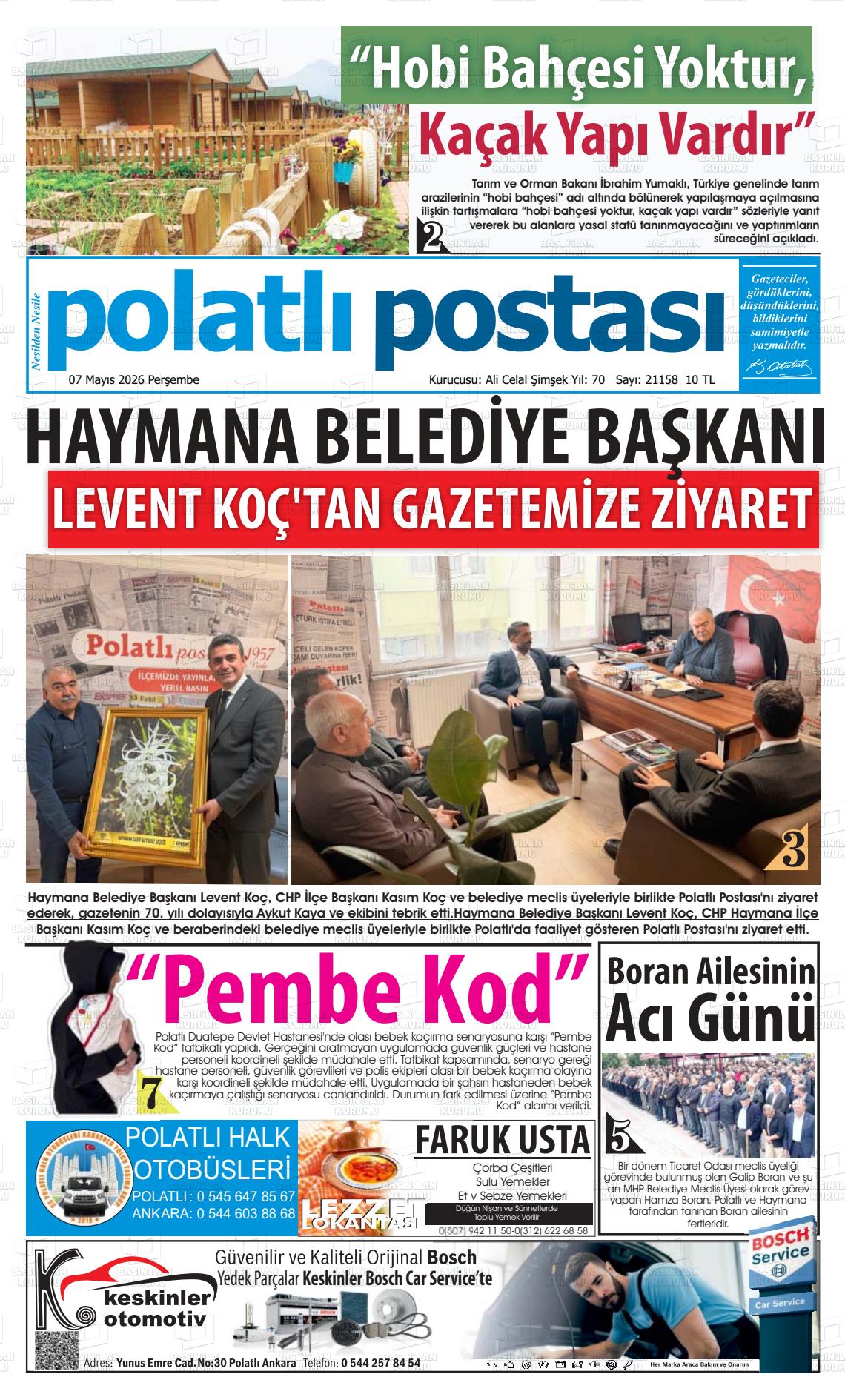 Ankara Polatlipostasi 07.05.2026