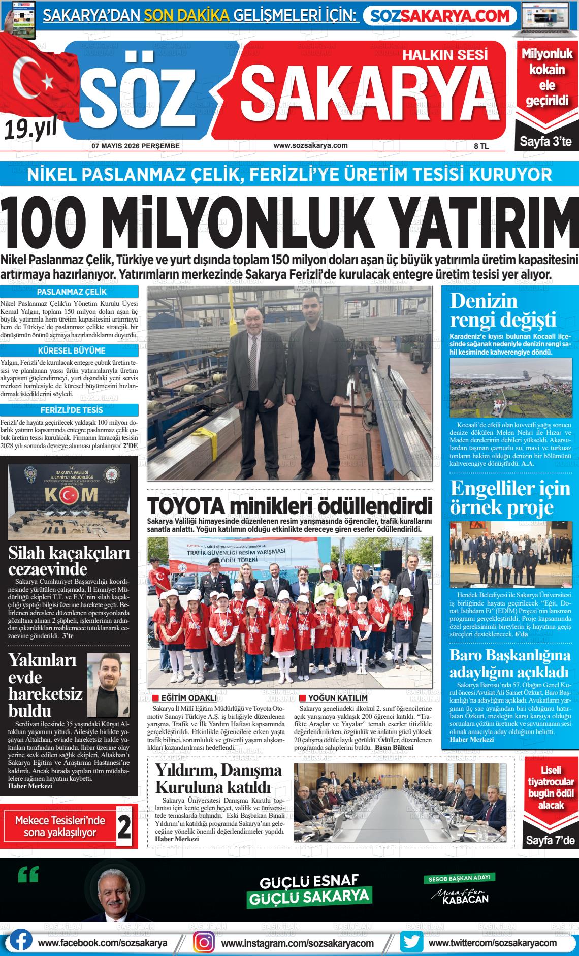 Sakarya Halk 07.05.2026
