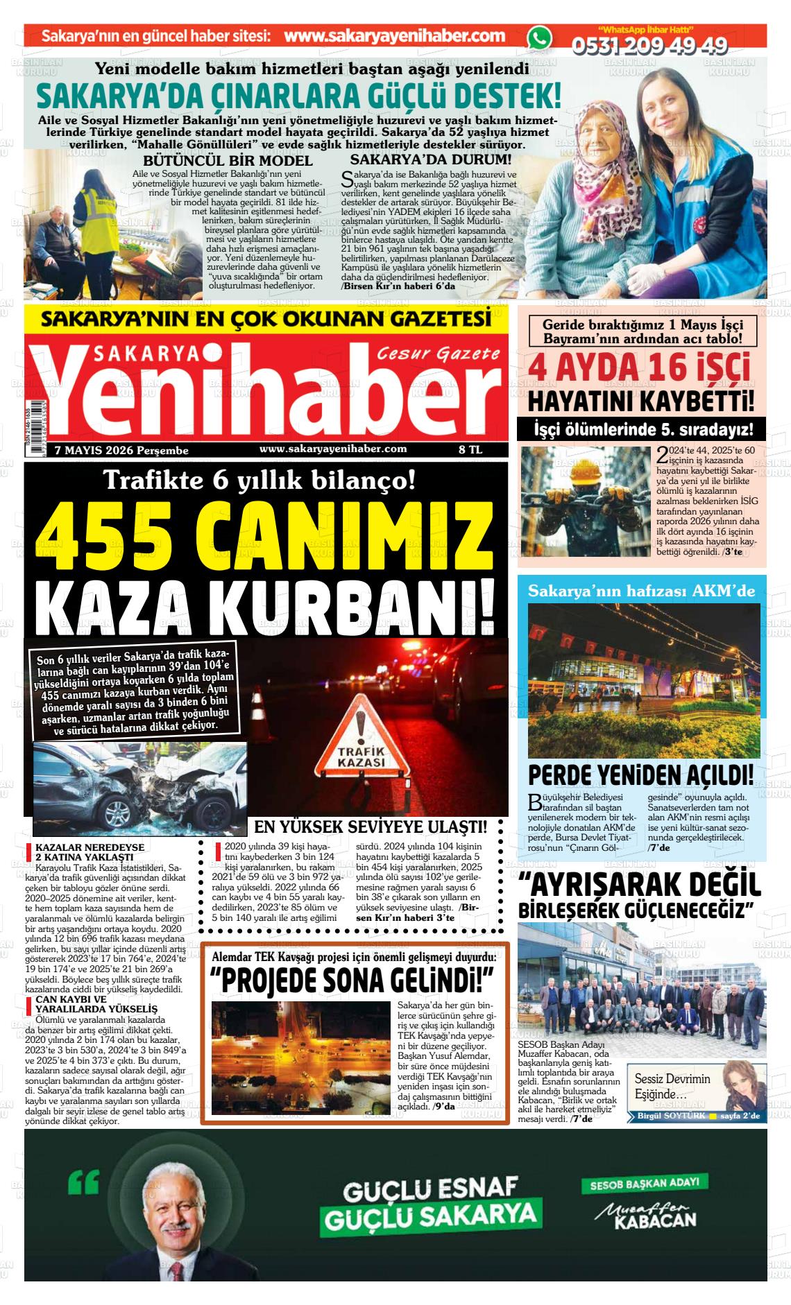 Sakarya Yenihaber 07.05.2026