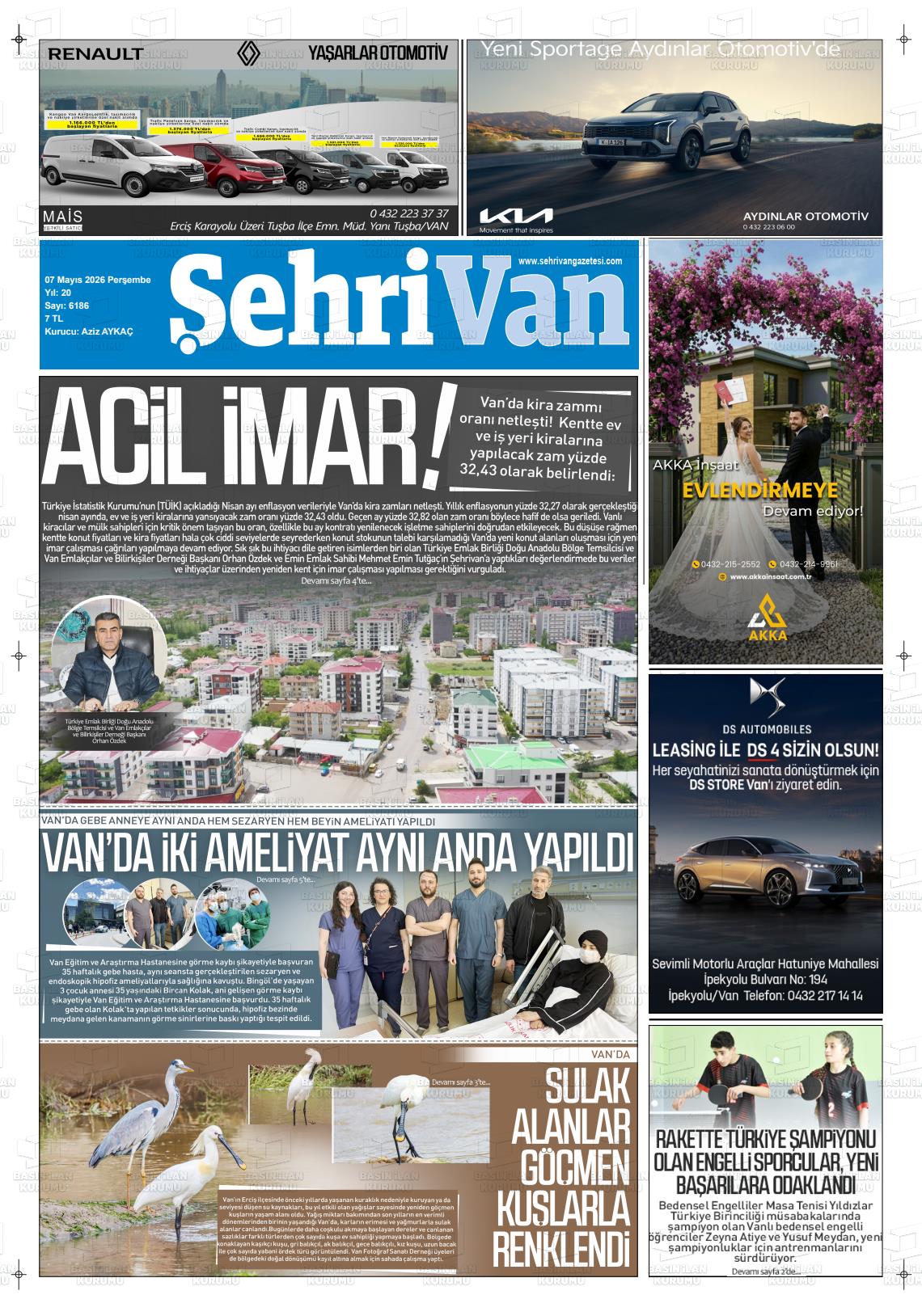 Van Sehri 07.05.2026