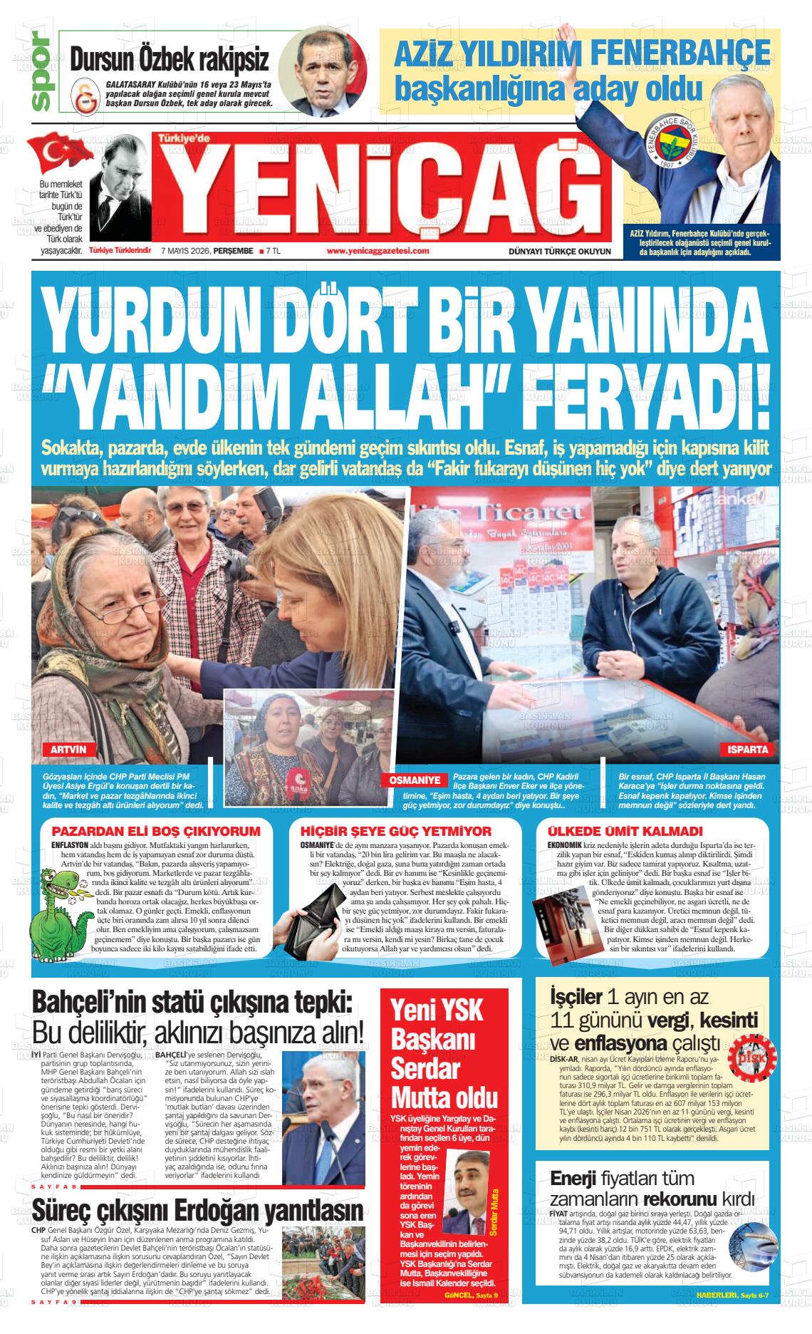 Istanbul Turkiyedeyenicag 07.05.2026
