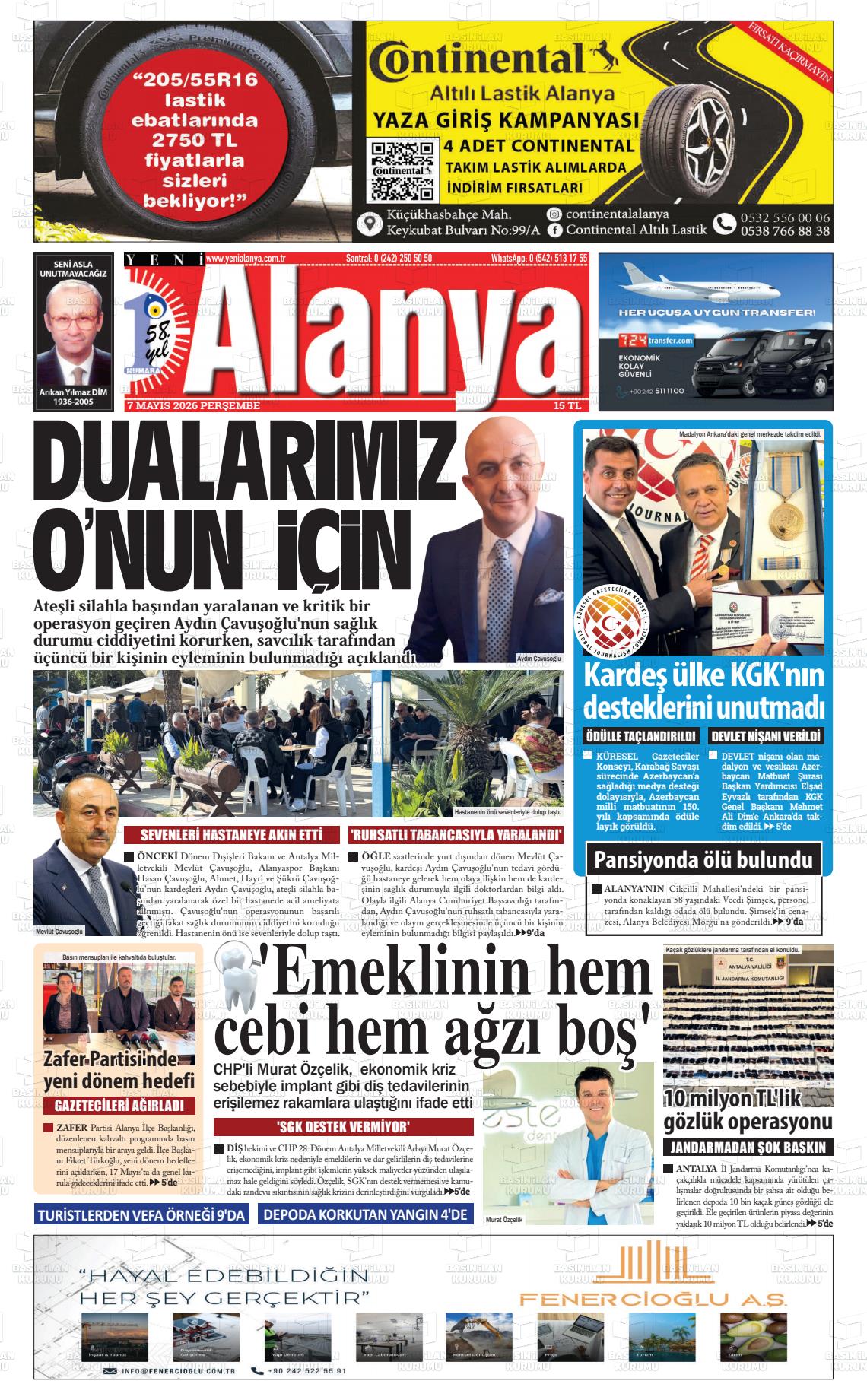 Antalya Yenialanya 07.05.2026