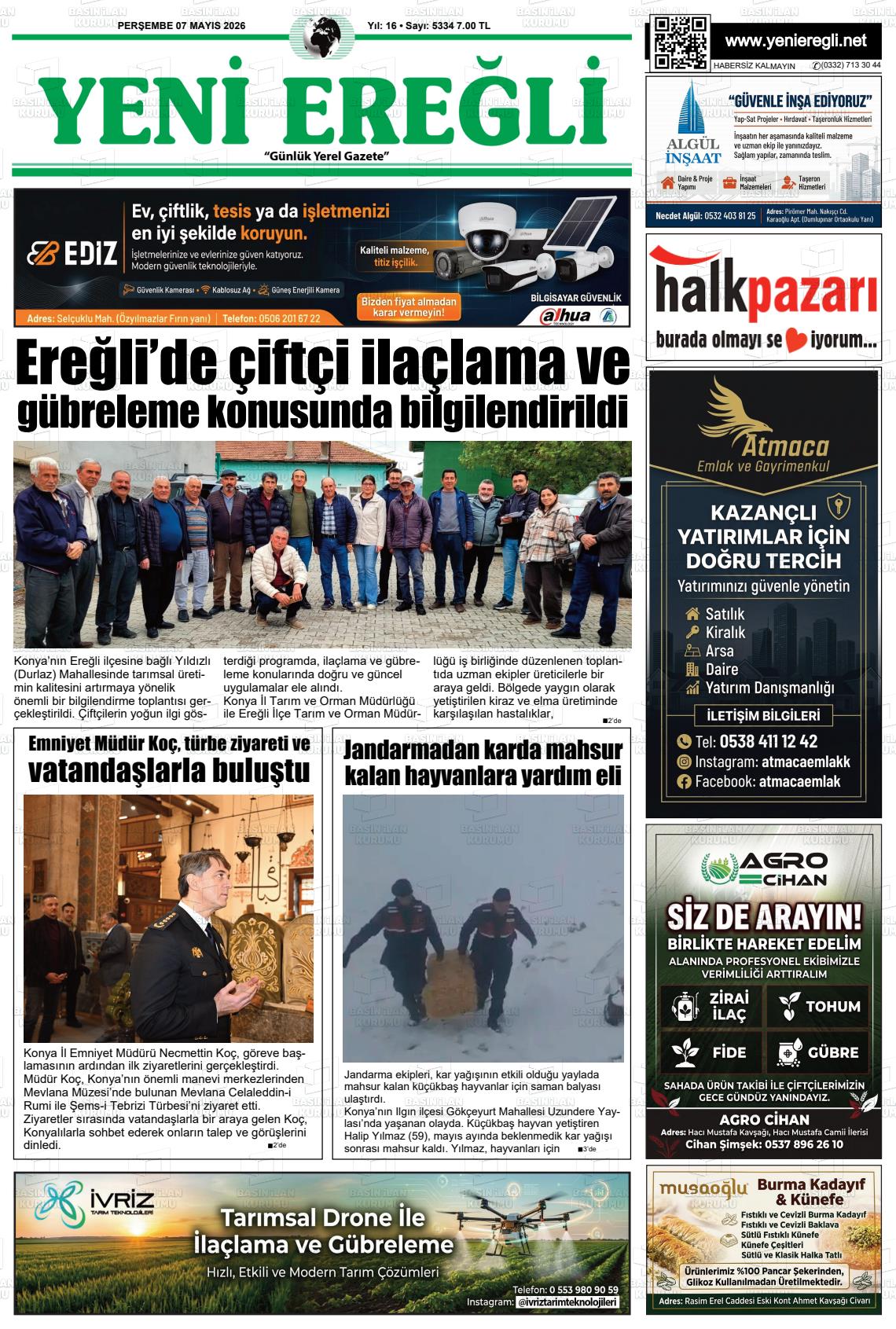 Konya Yenieregli 07.05.2026