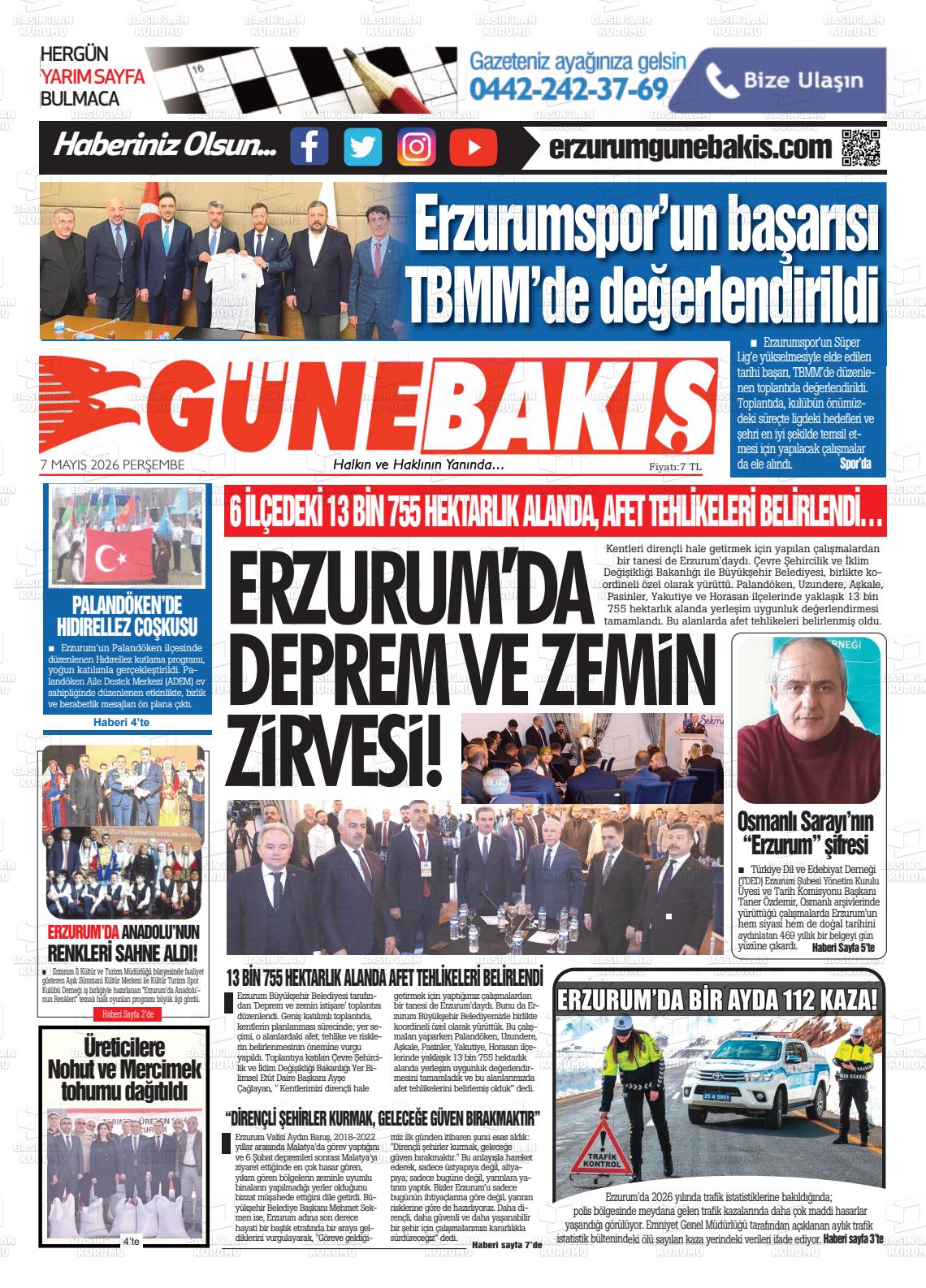 Erzurum Yenikusak 07.05.2026