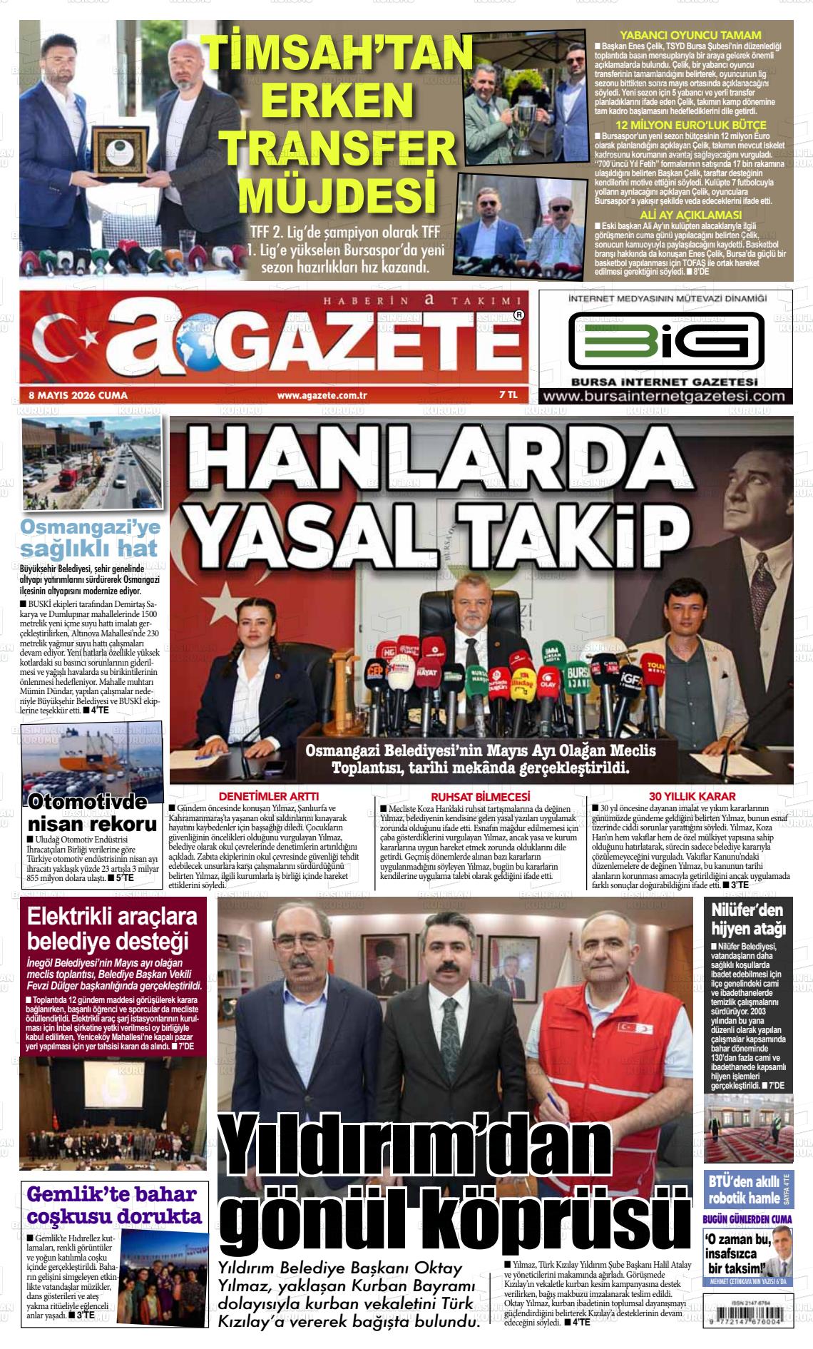 Bursa Agazete 08.05.2026