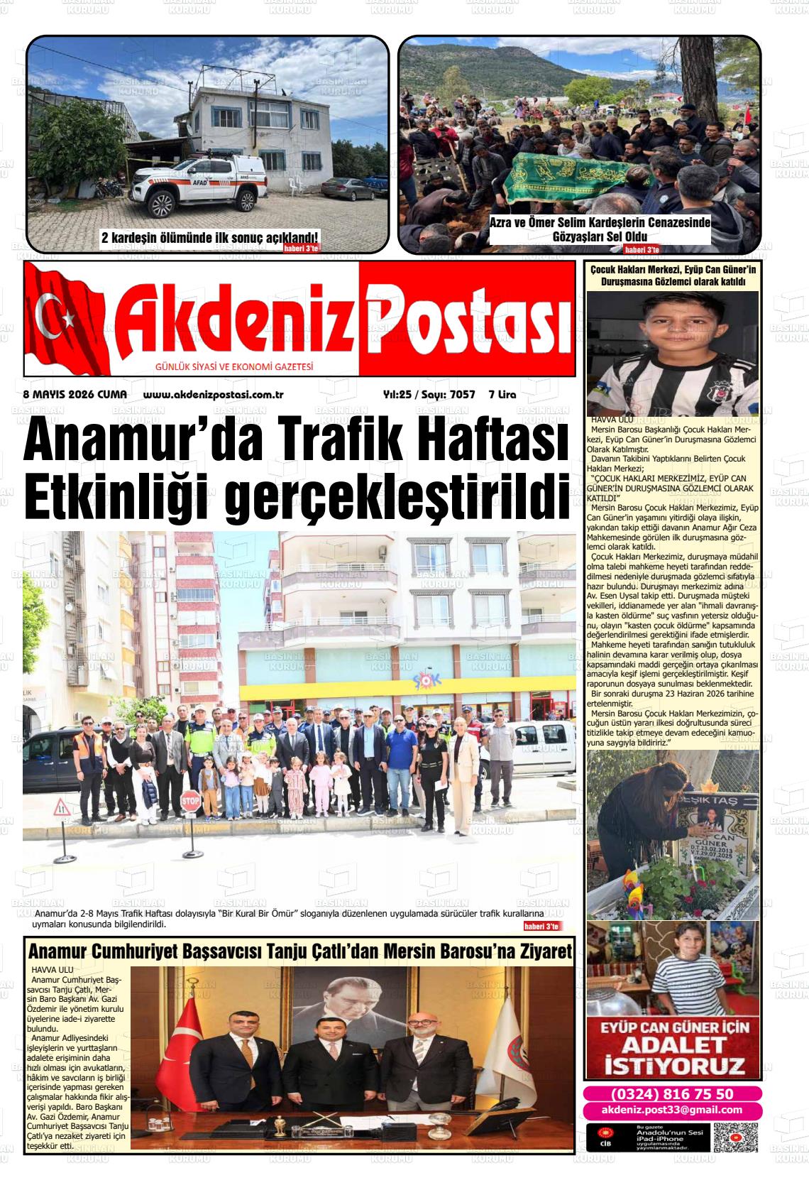 Mersin Akdenizpostasi 08.05.2026