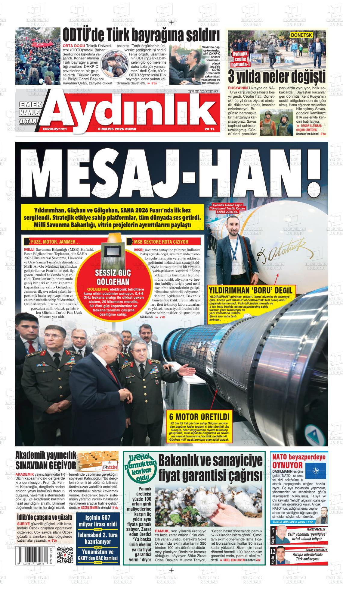 Istanbul Aydinlikvatanemeknamus 08.05.2026
