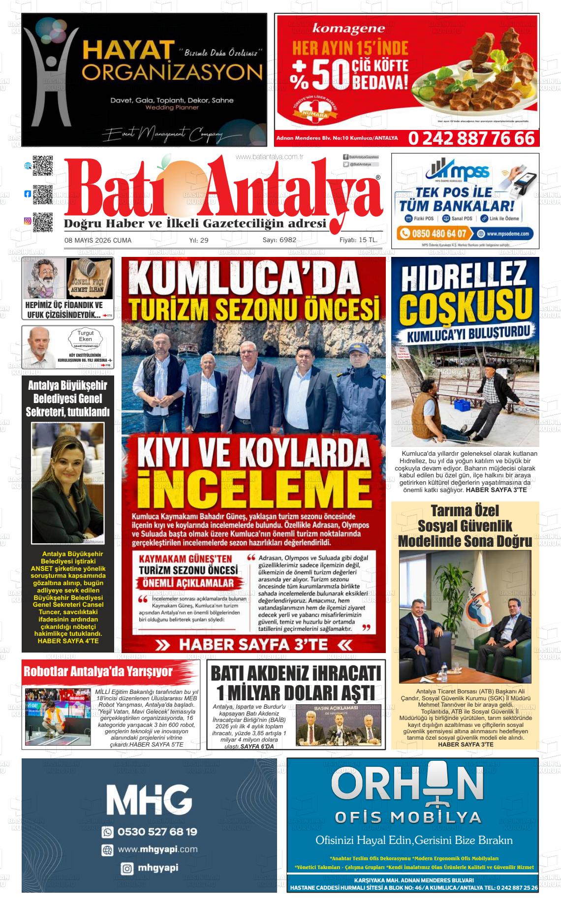 Antalya Bati 08.05.2026