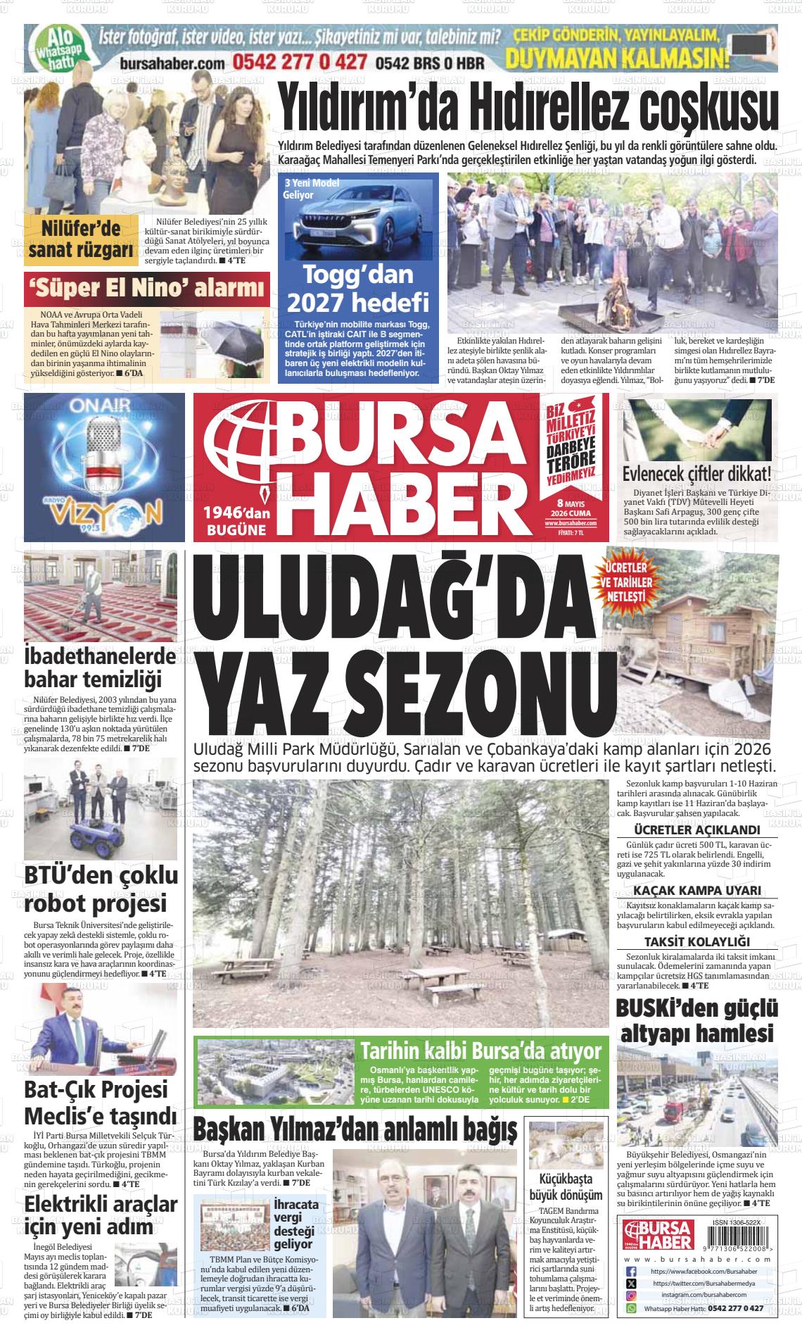 Bursa Haber 08.05.2026