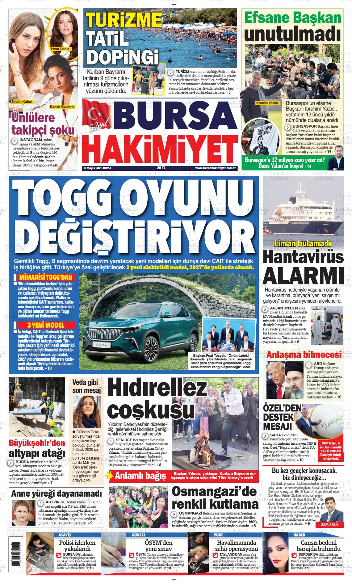 Bursa Hakimiyet 08.05.2026