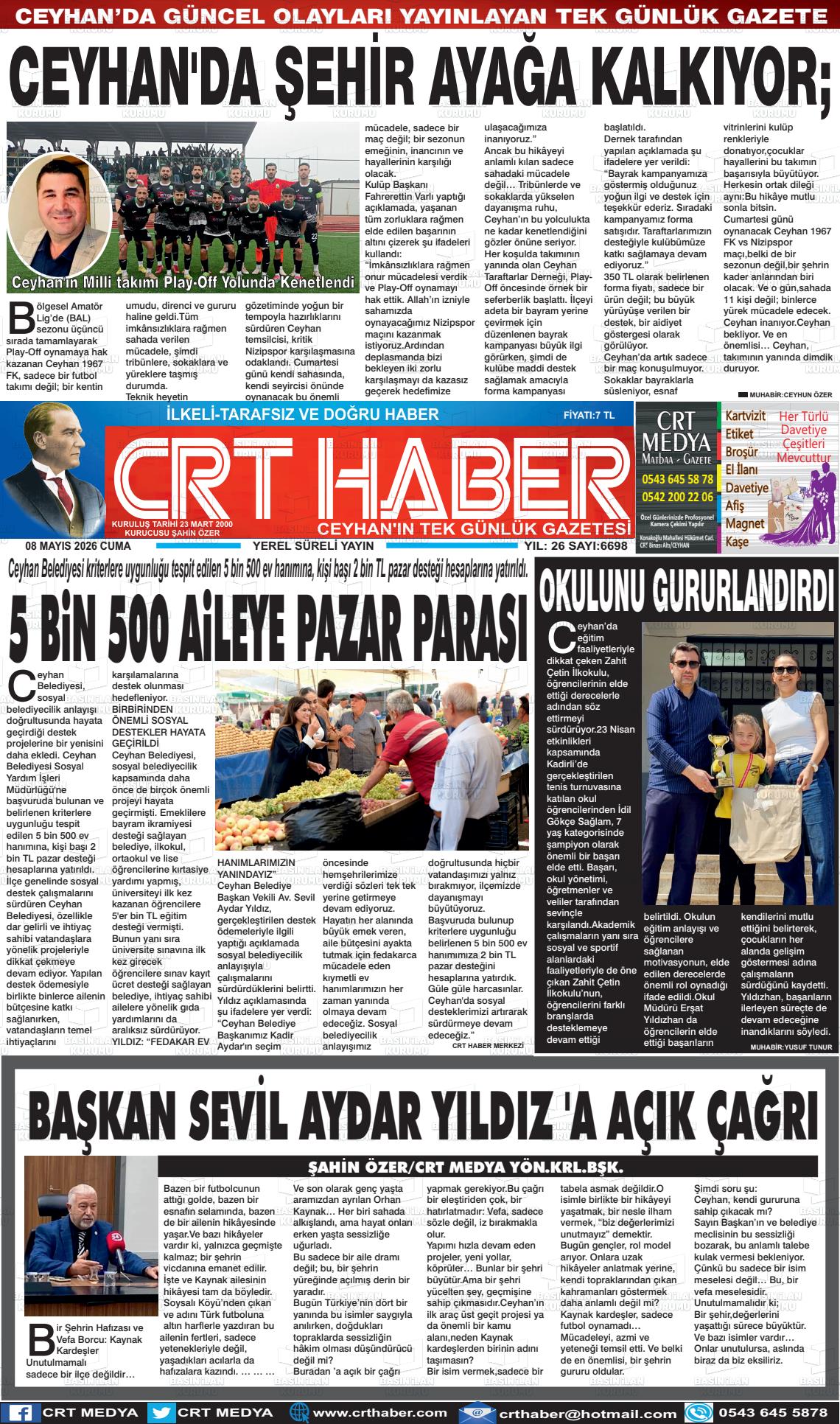 Adana Crthaber 08.05.2026