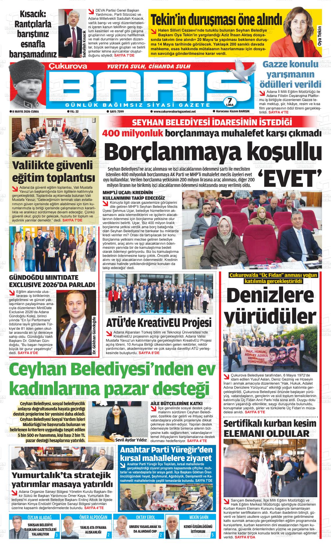 Adana Cukurovabaris 08.05.2026