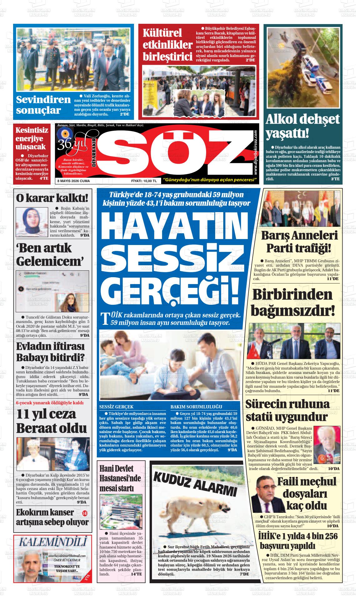 Diyarbakir Soz 08.05.2026