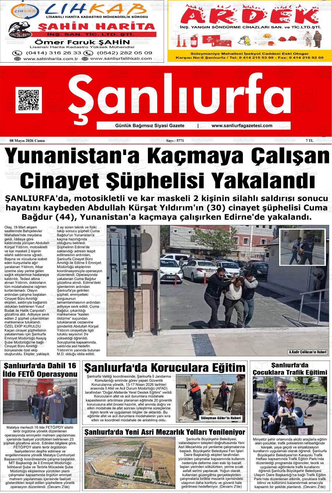 Sanliurfa Dunyadaveturkiyede 08.05.2026