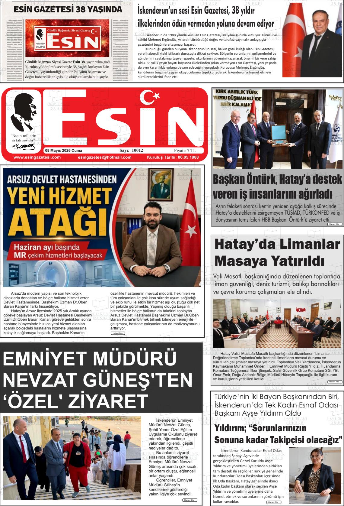 Hatay Esin 08.05.2026