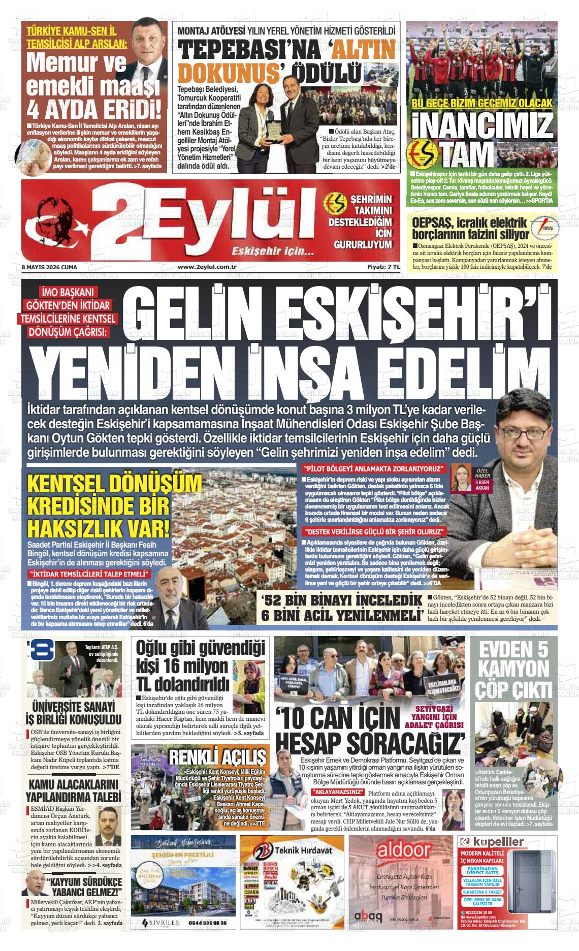 Eskisehir 2 Eylul 08.05.2026