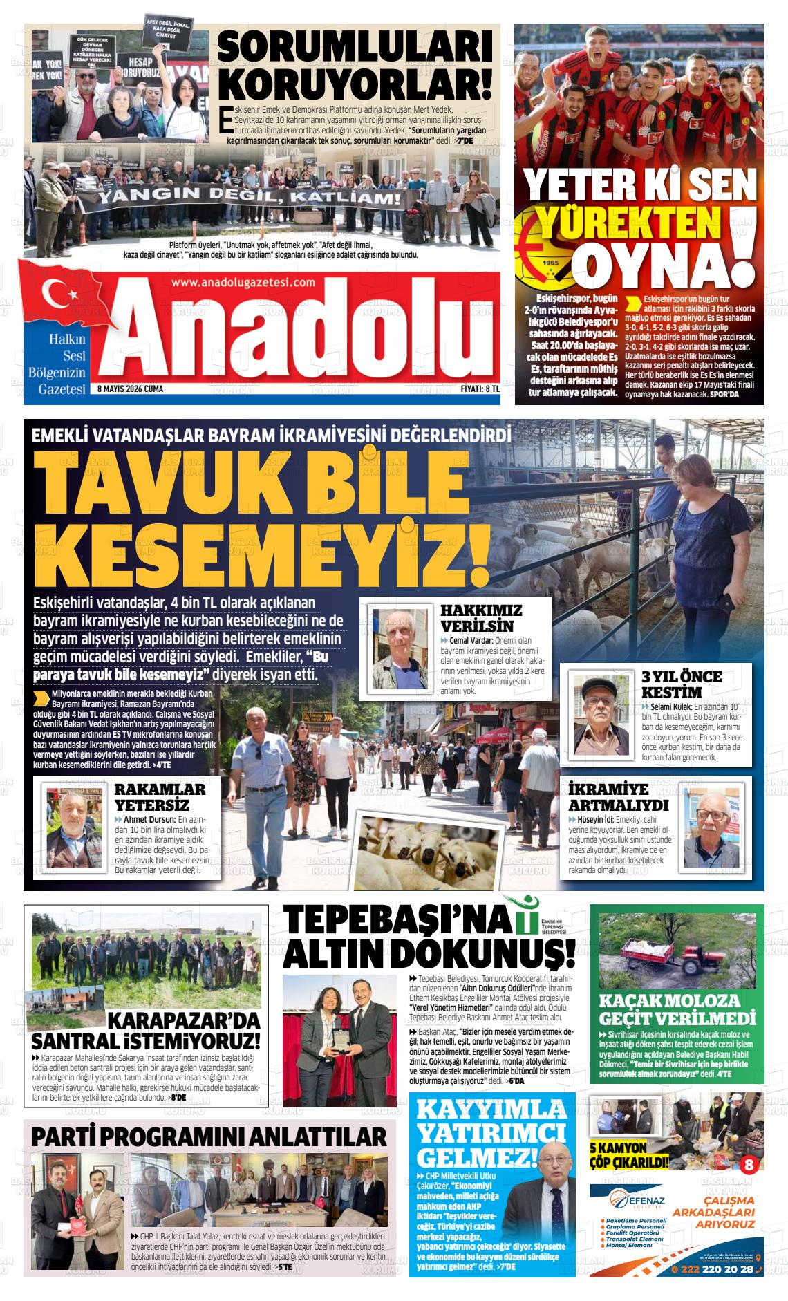 Eskisehir Anadolu 08.05.2026