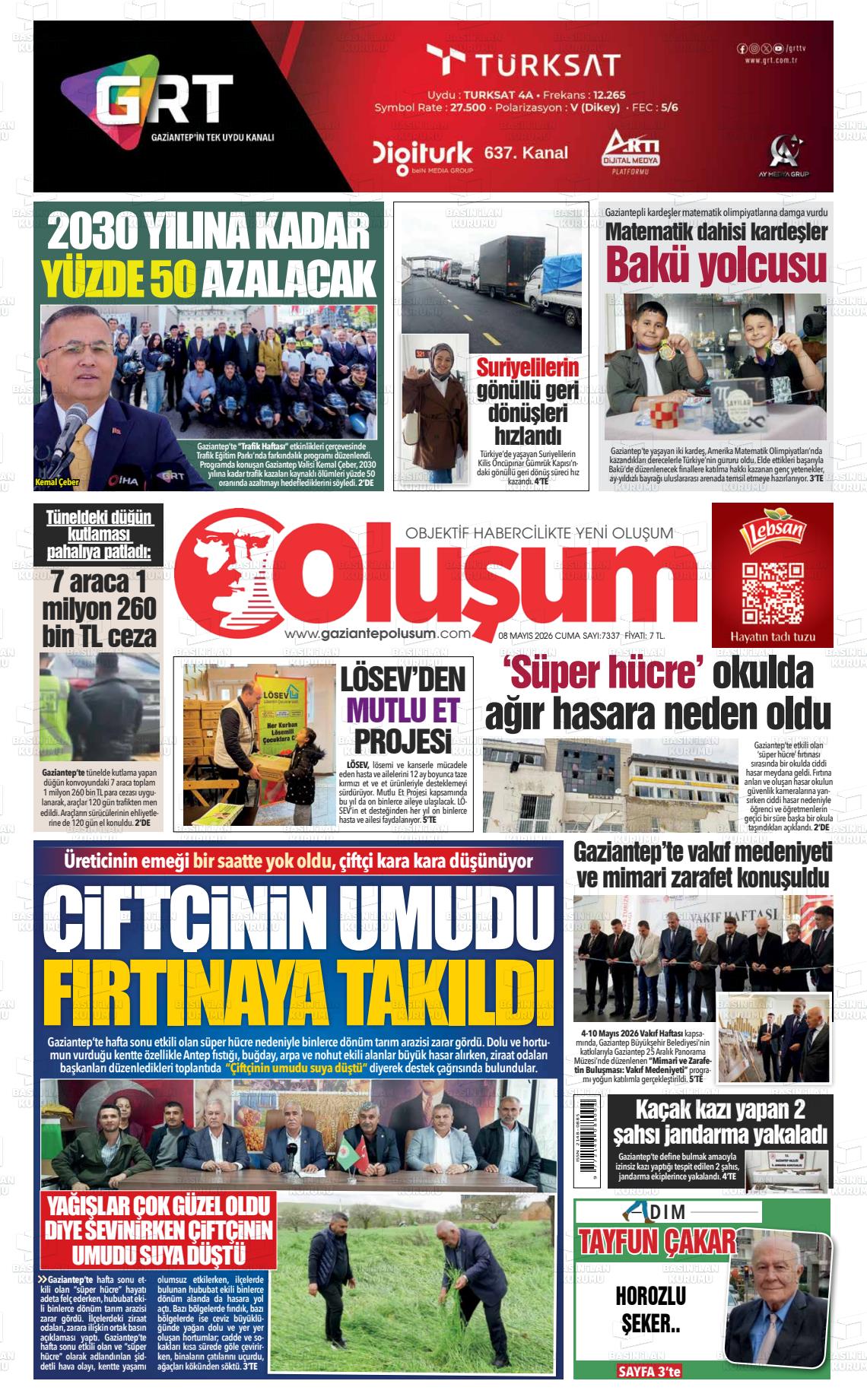Gaziantep Olusum 08.05.2026