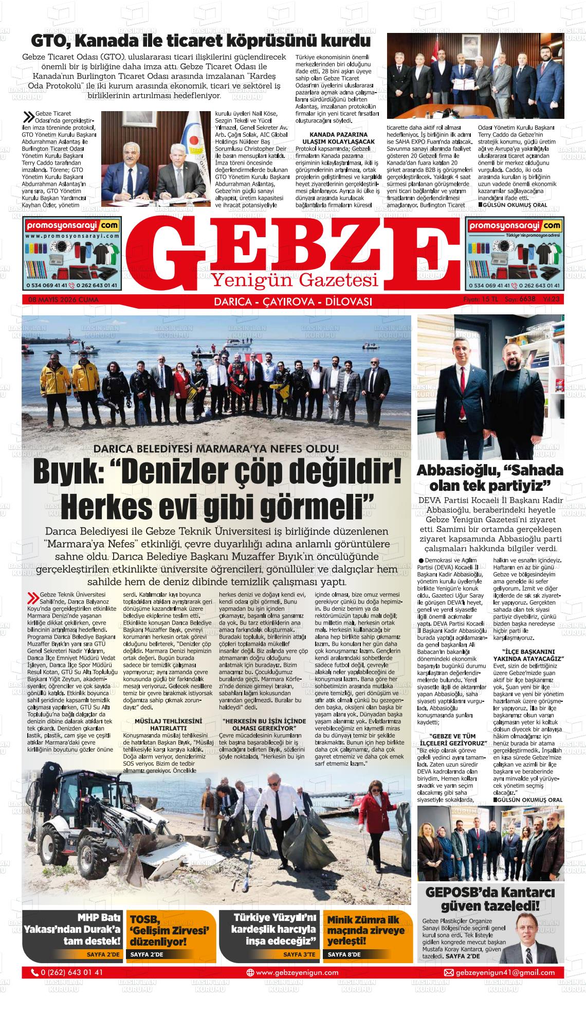 Kocaeli Gebzeyenigun 08.05.2026