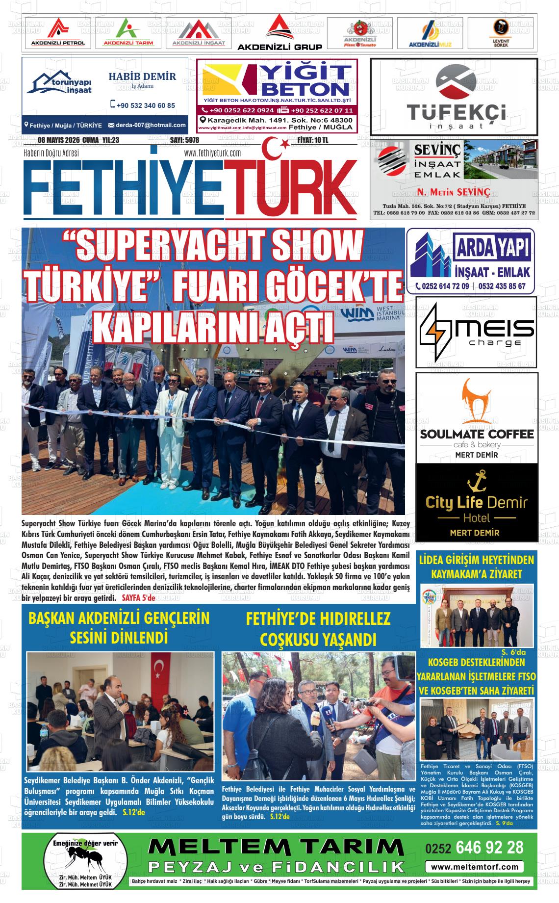 Mugla Gozdefethiye 08.05.2026