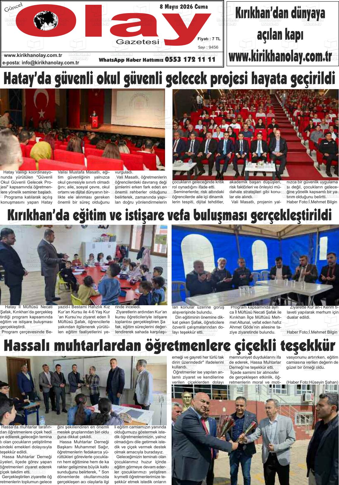 Hatay Guncelolay 08.05.2026