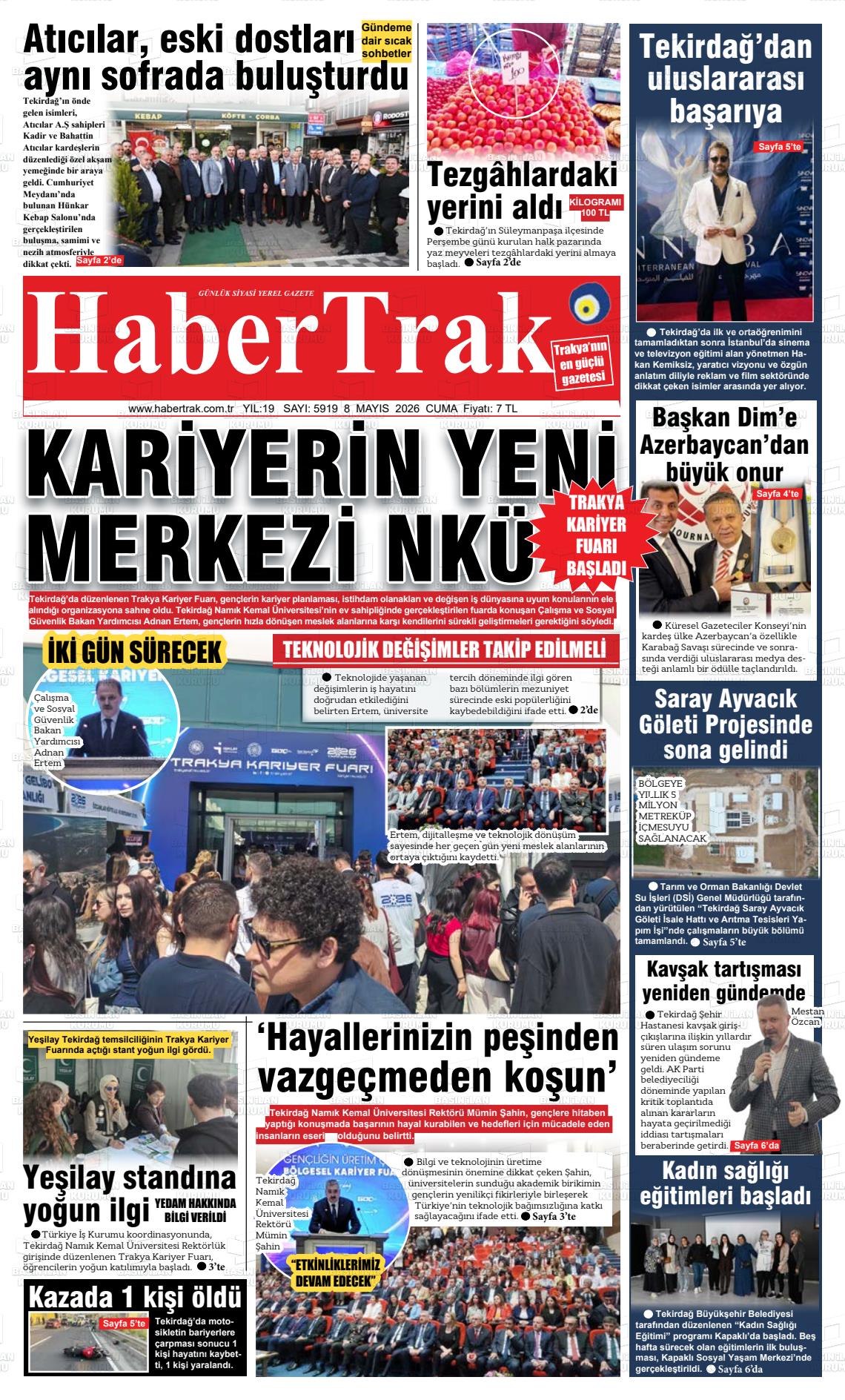 Tekirdag Habertrak 08.05.2026