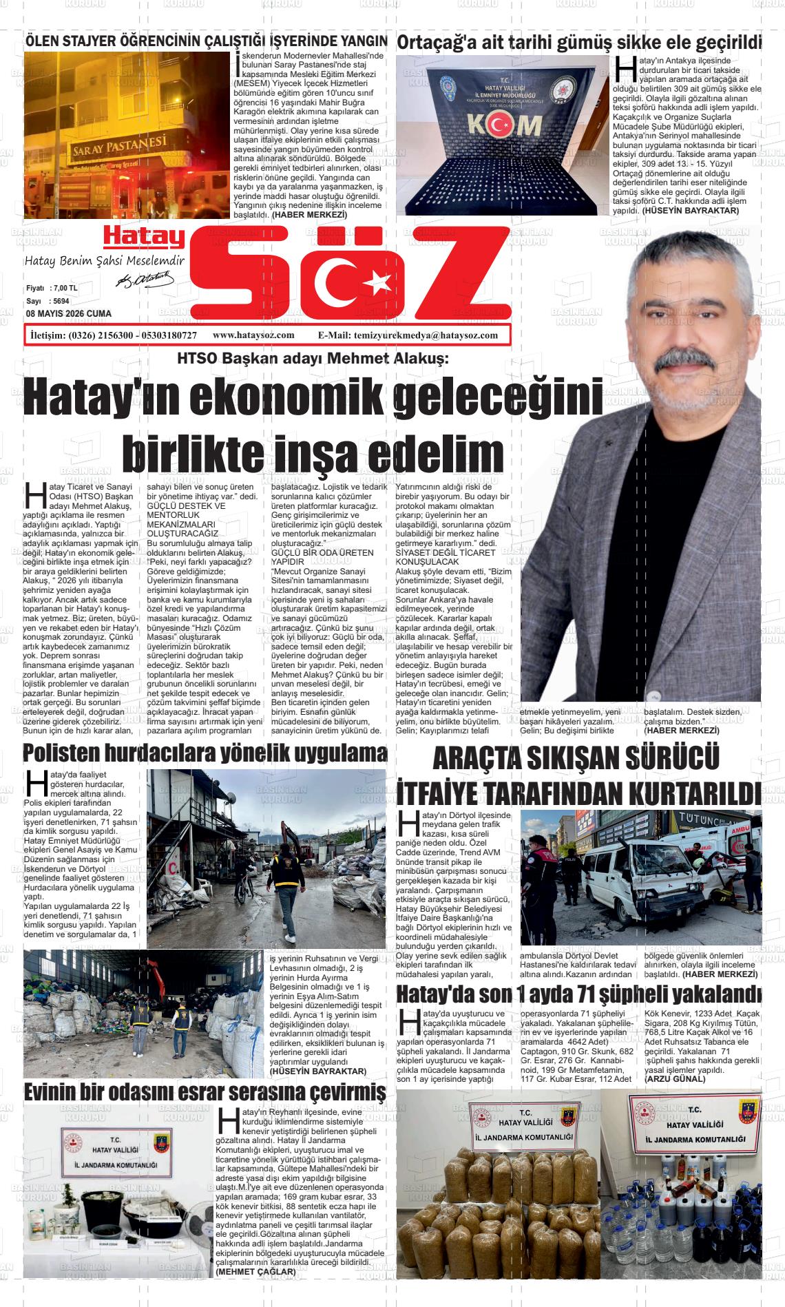 Hatay Soz 08.05.2026