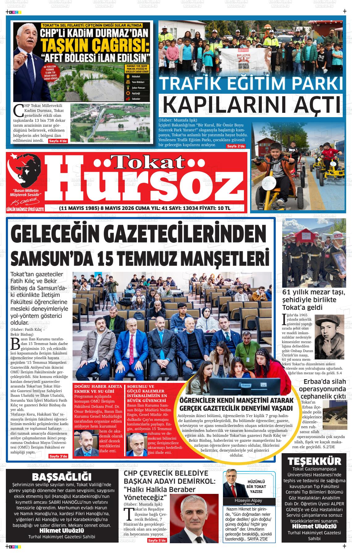 Tokat Hursoz 08.05.2026